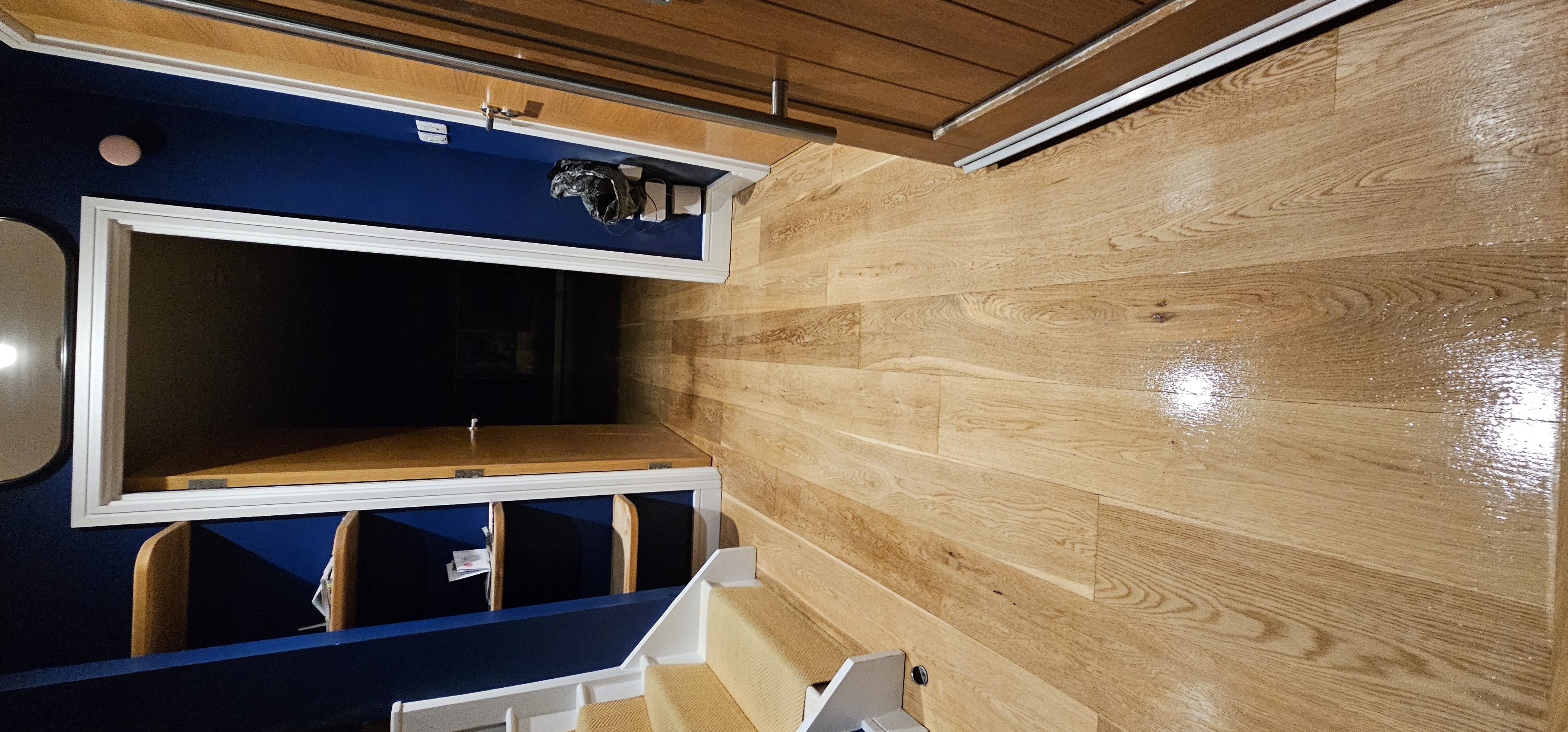 Wood Floor floor after sanding work in SW11