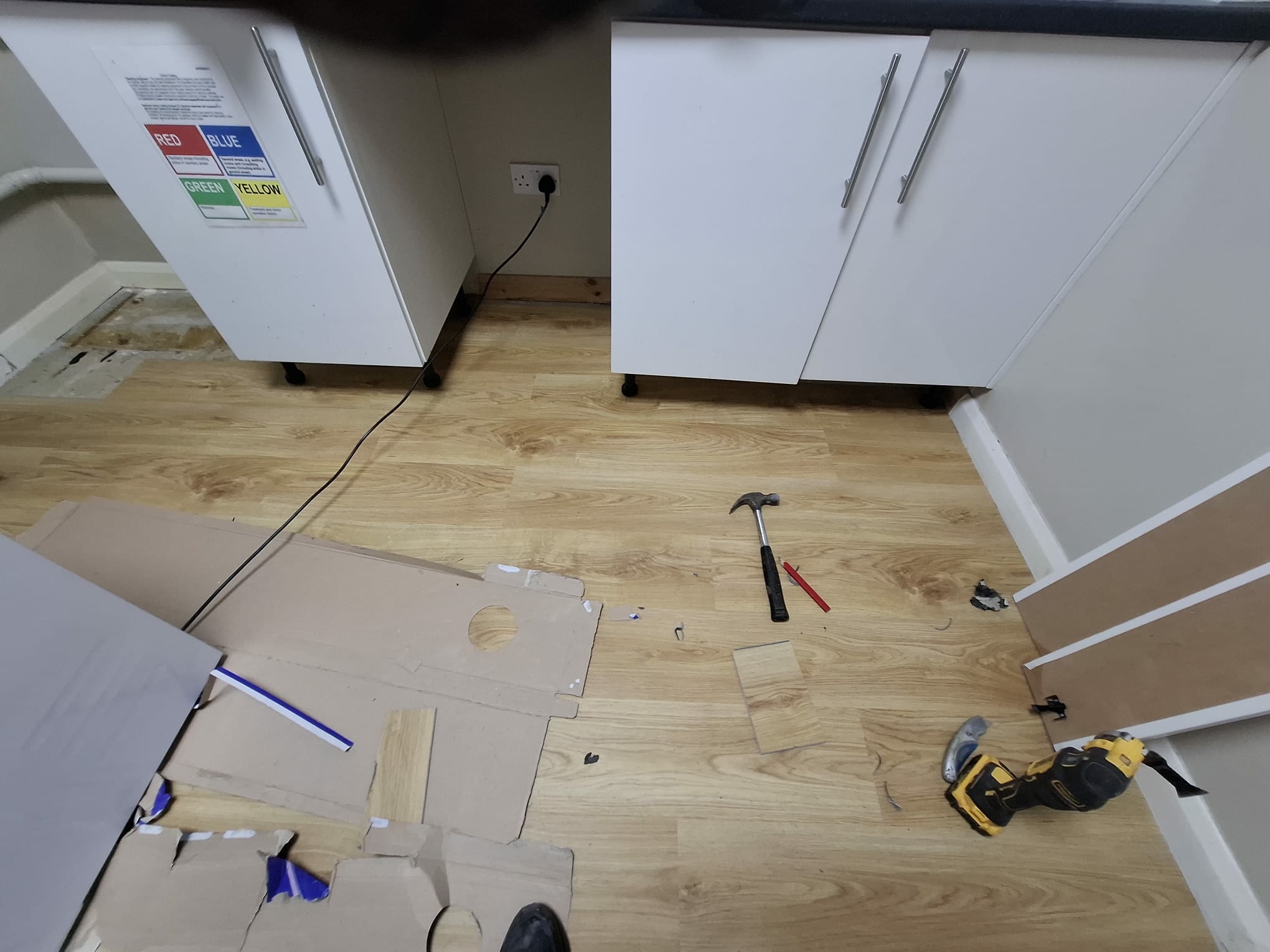 Completed floor, London