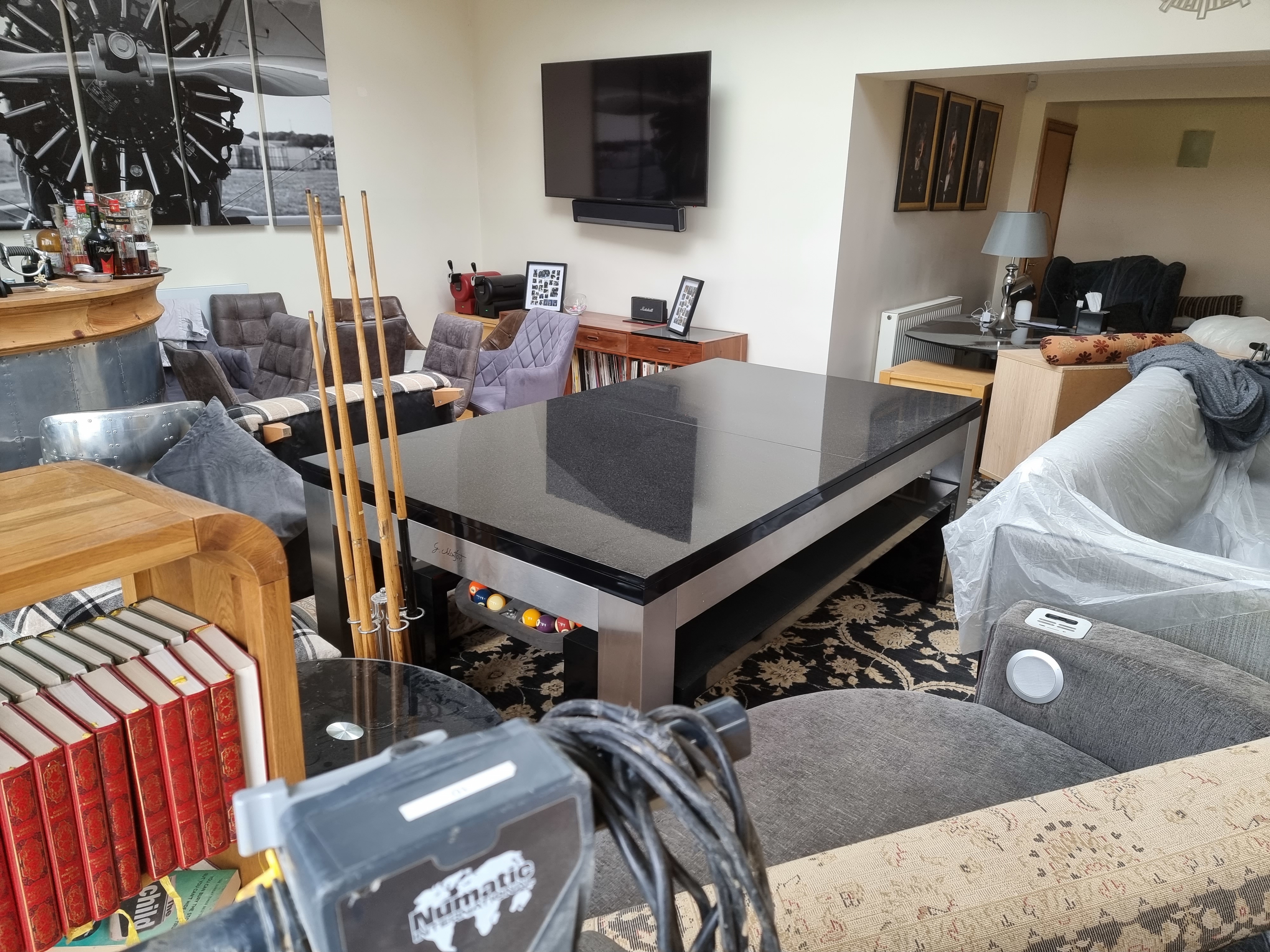 Engineered Wood floor after sanding work in AL9