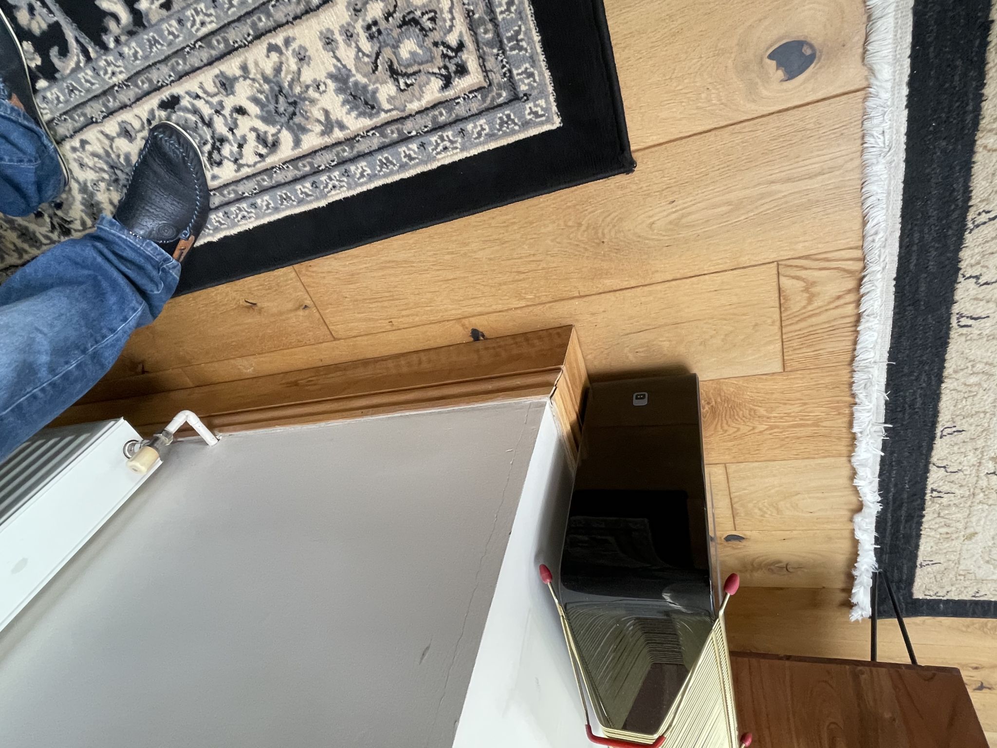 Floor condition before work at AL9