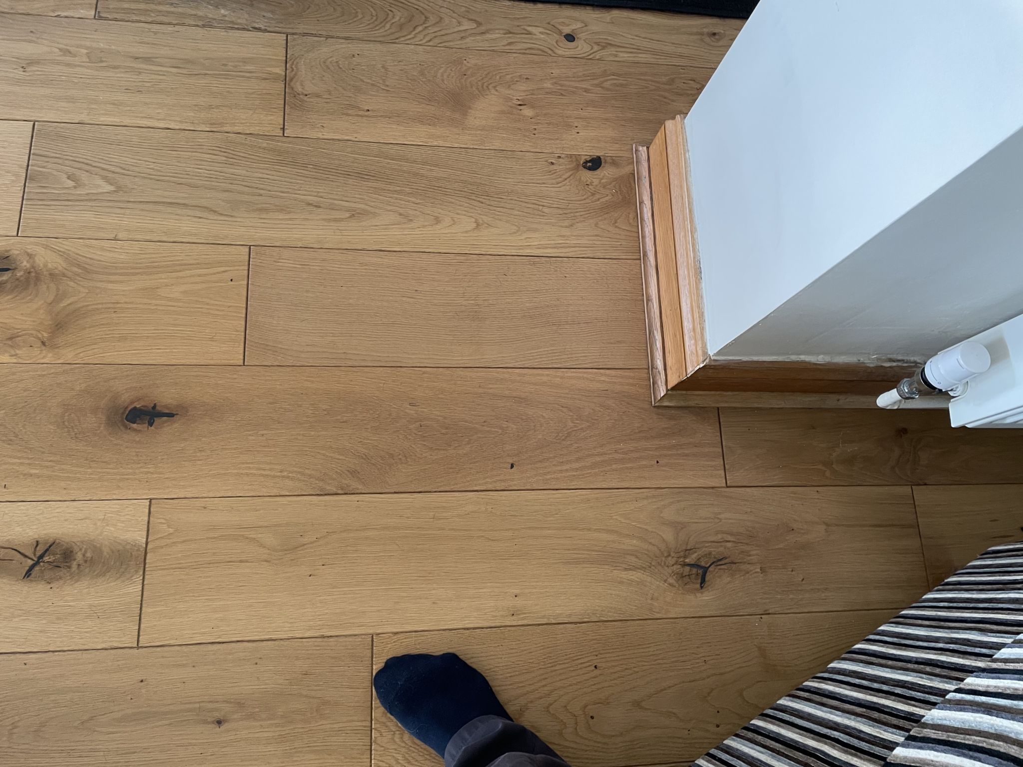 Floor condition before work at AL9