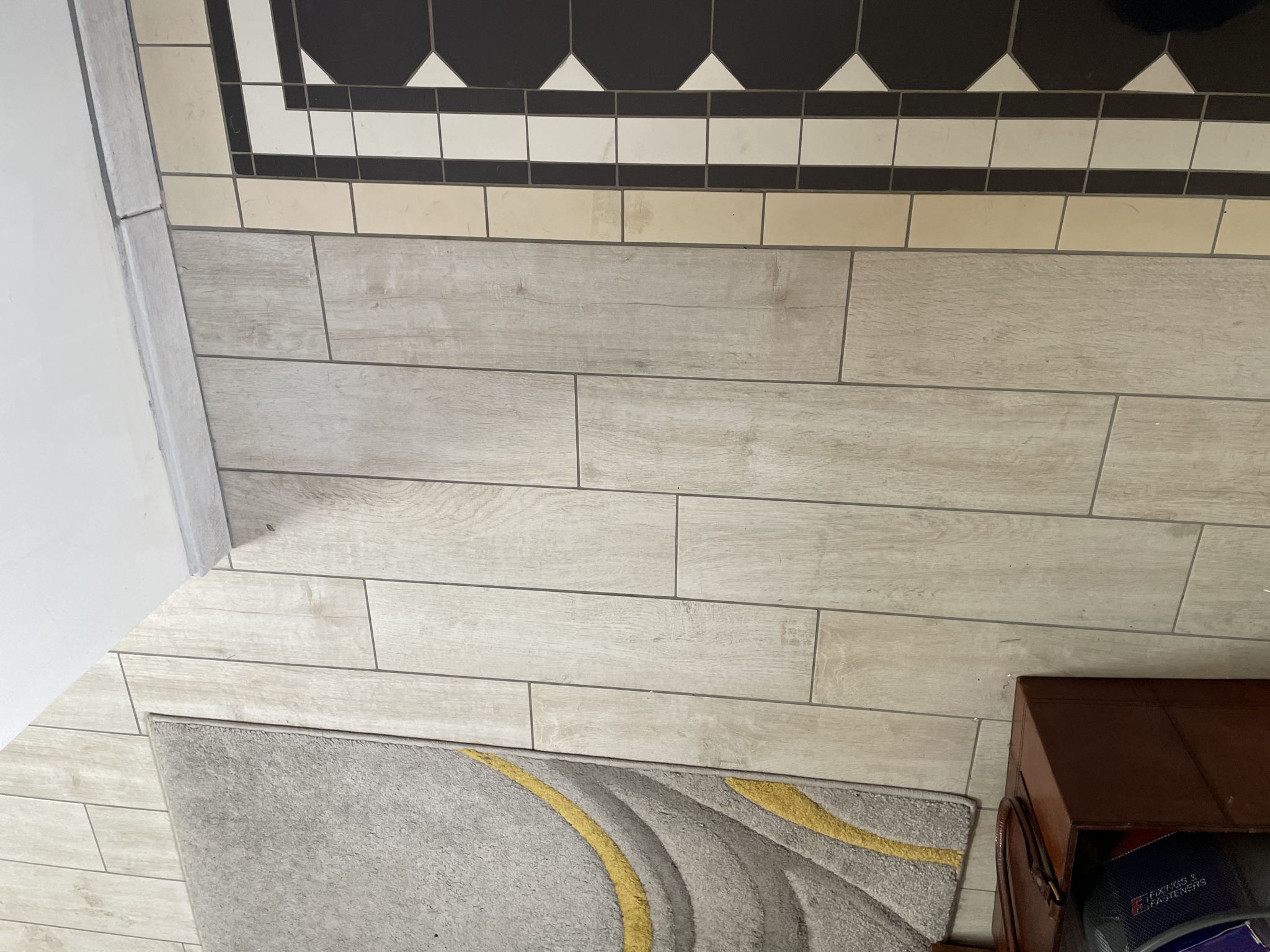 Floor condition before work at AL9