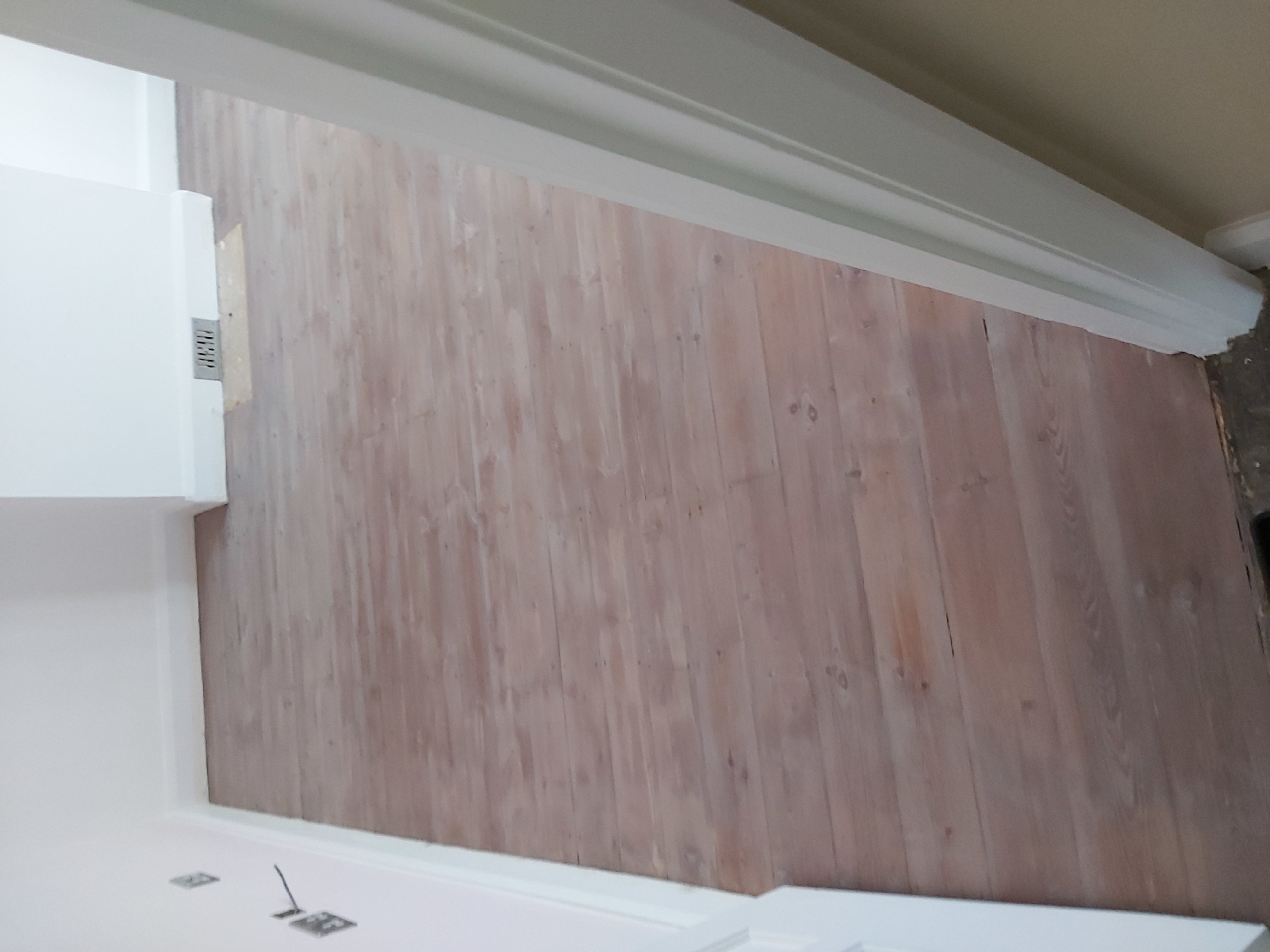 Wood Floor floor after sanding work in AL9