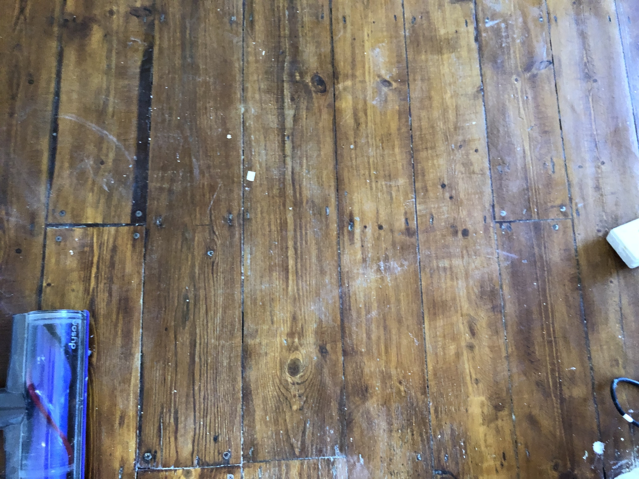 Floor condition before work at BR2