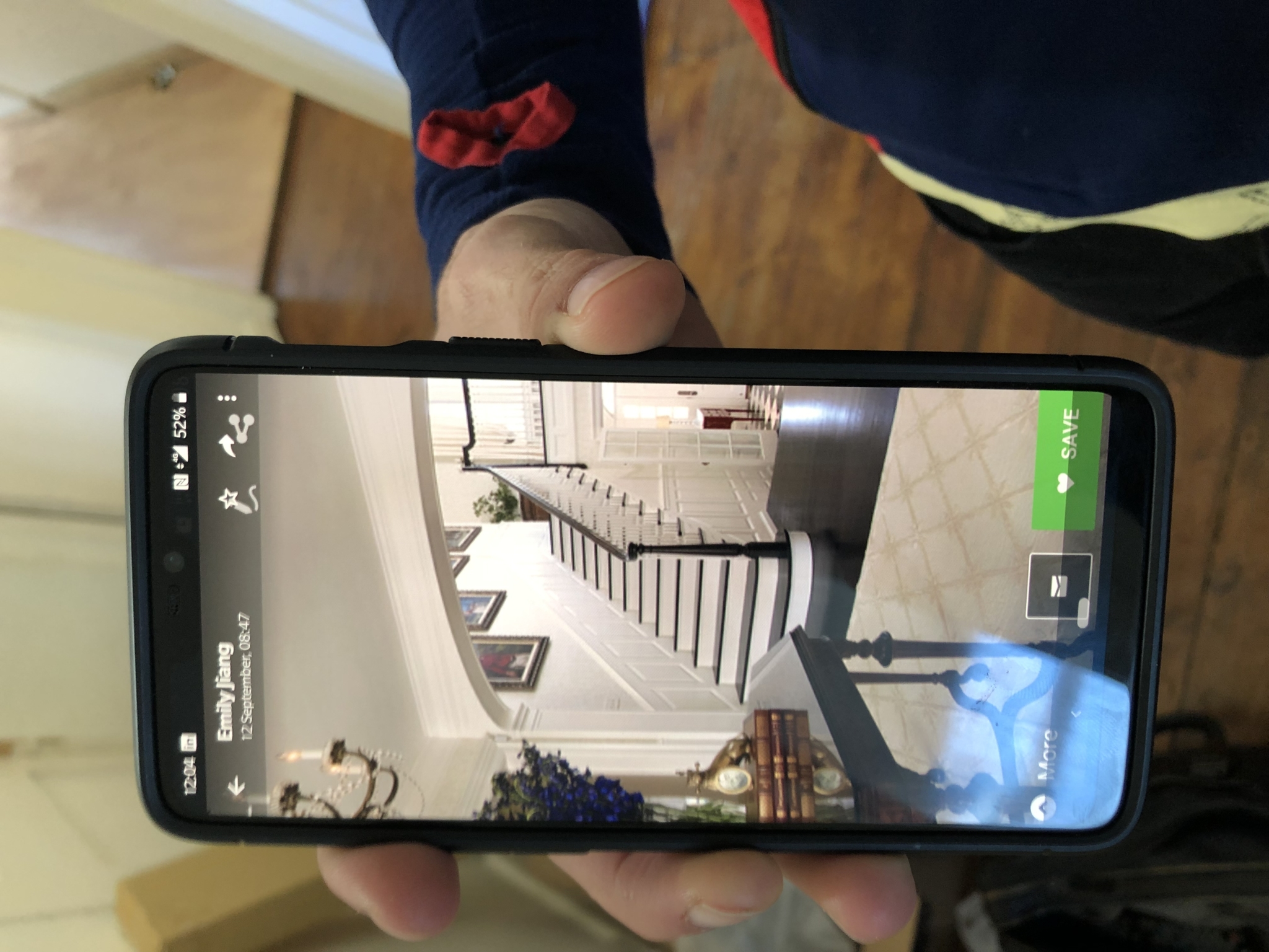 Floor condition before work at BR2