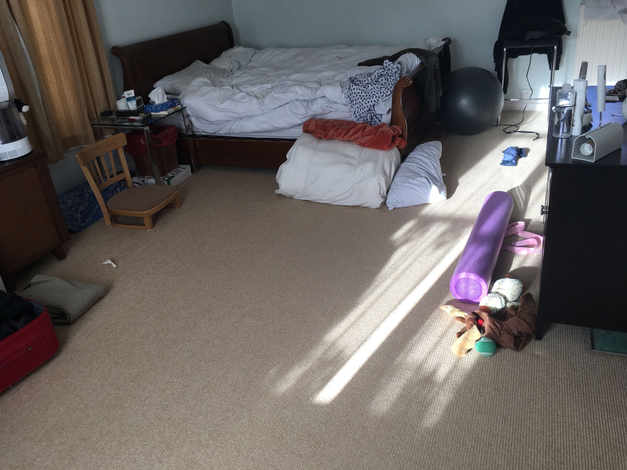 Floor condition before work at BR5