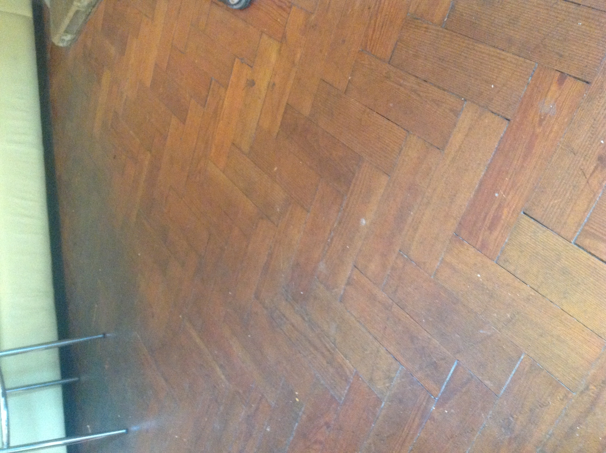 Floor condition before work at CR2