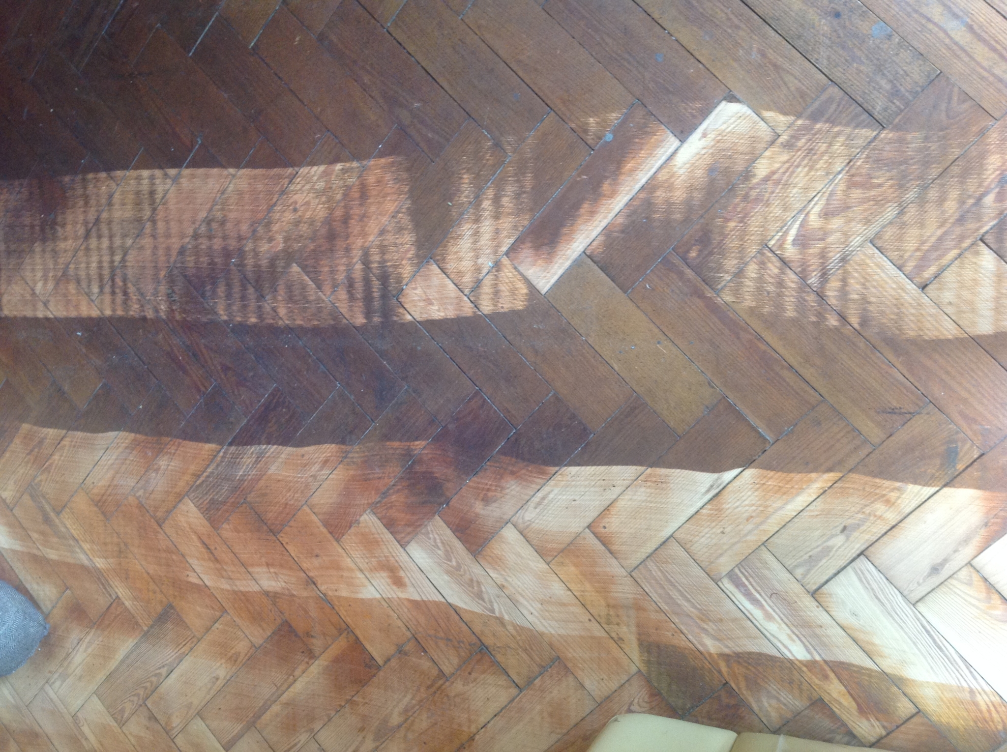 Floor condition before work at CR2