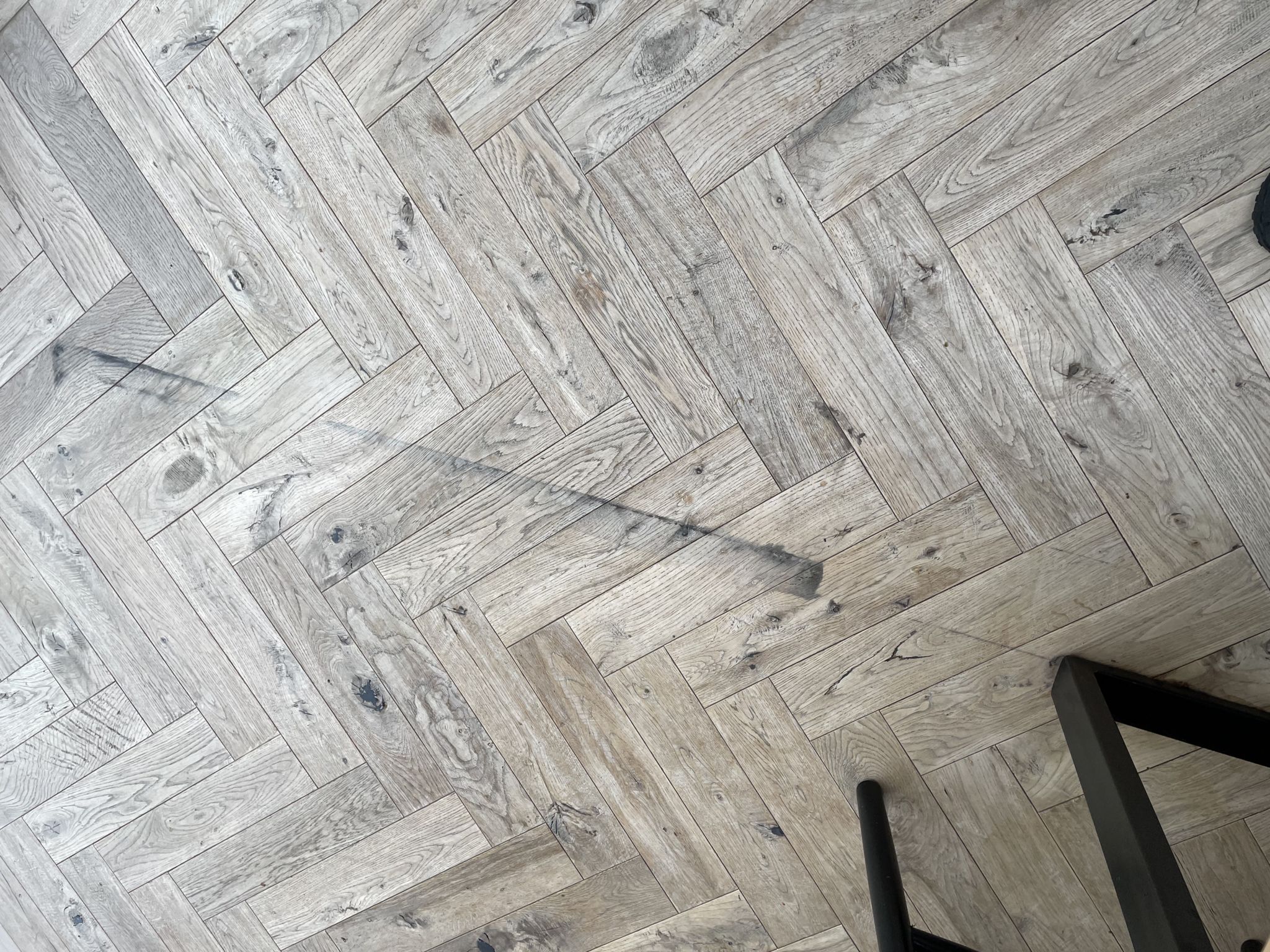 Floor condition before work at DA7