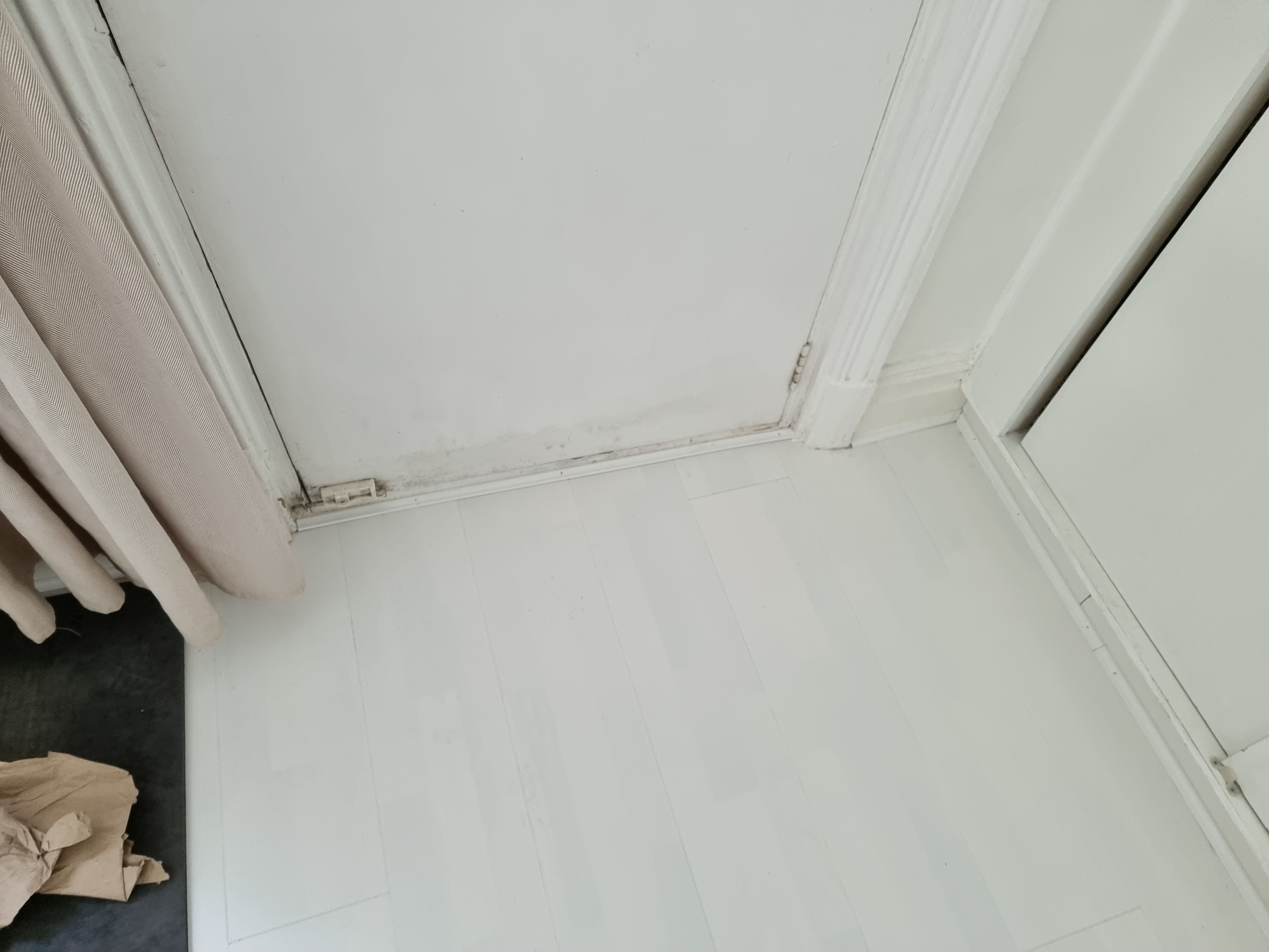 Engineered Wood floor after fitting work in E10