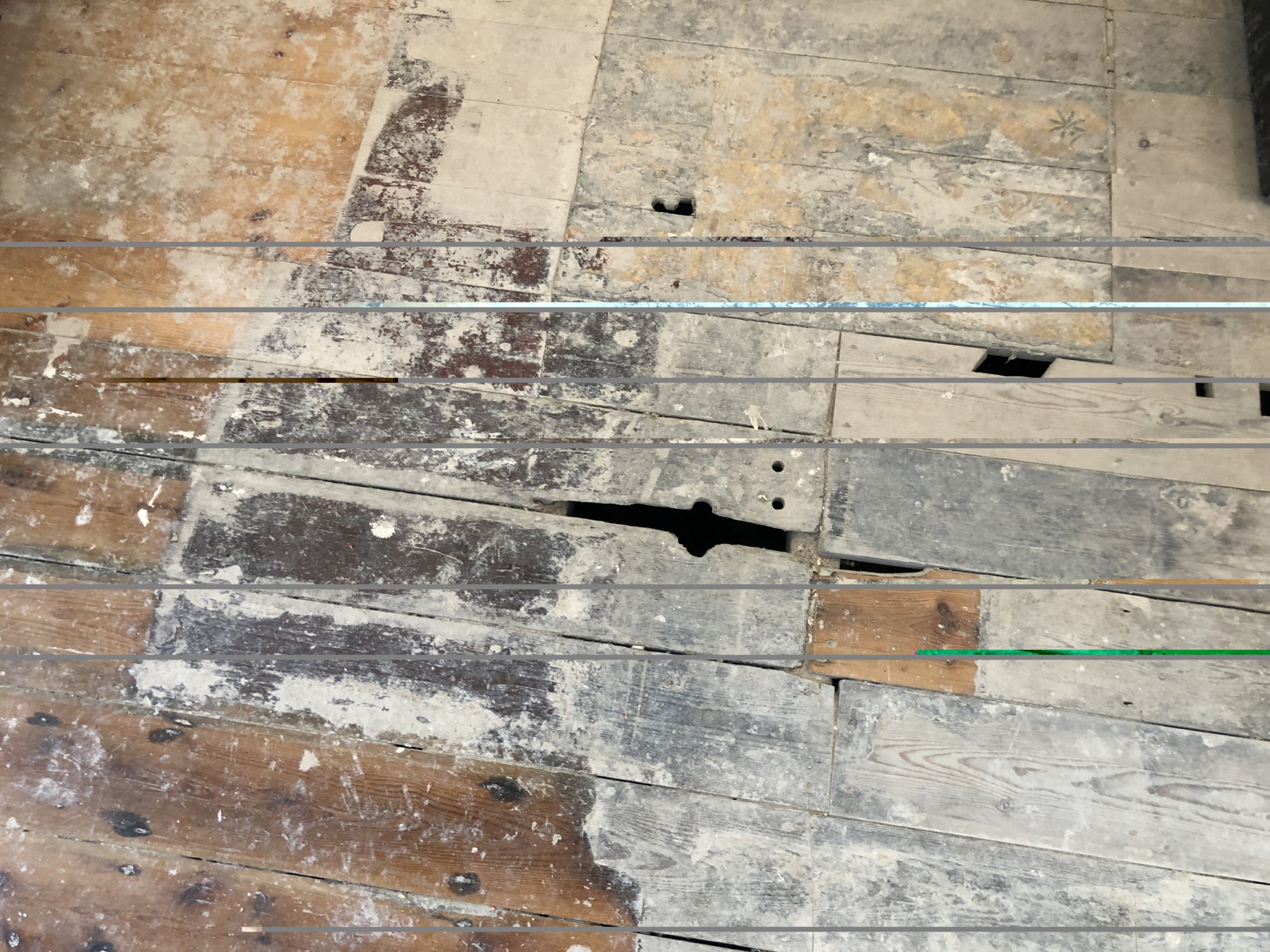 Floor condition before work at E10