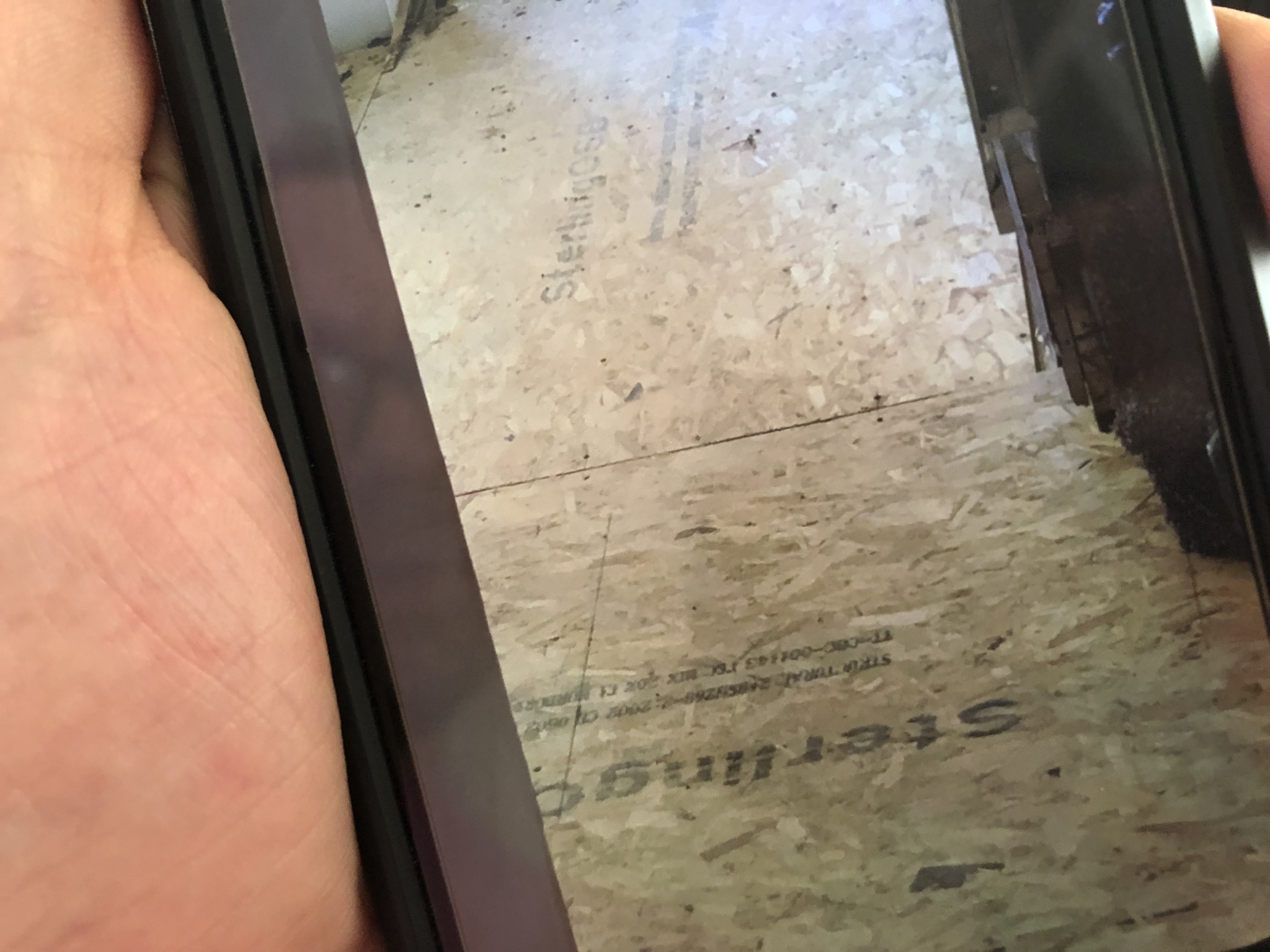 Floor condition before work at E10