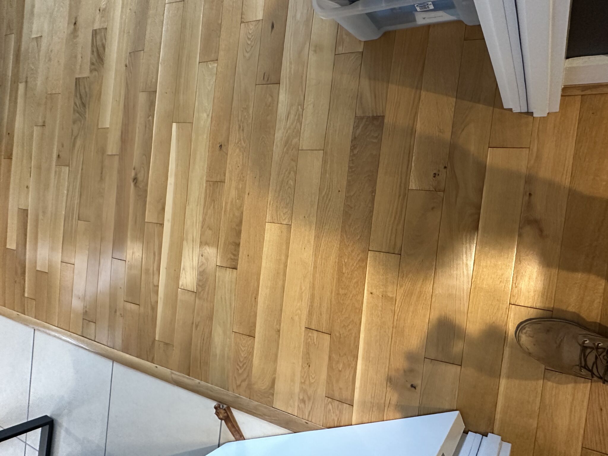 Floor condition before work at E1