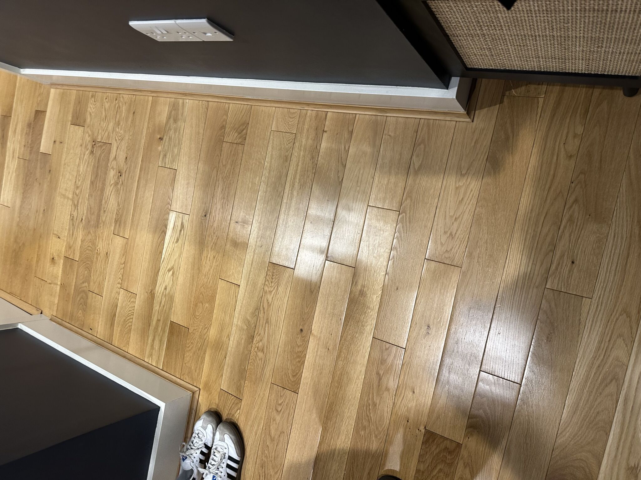 Floor condition before work at E1