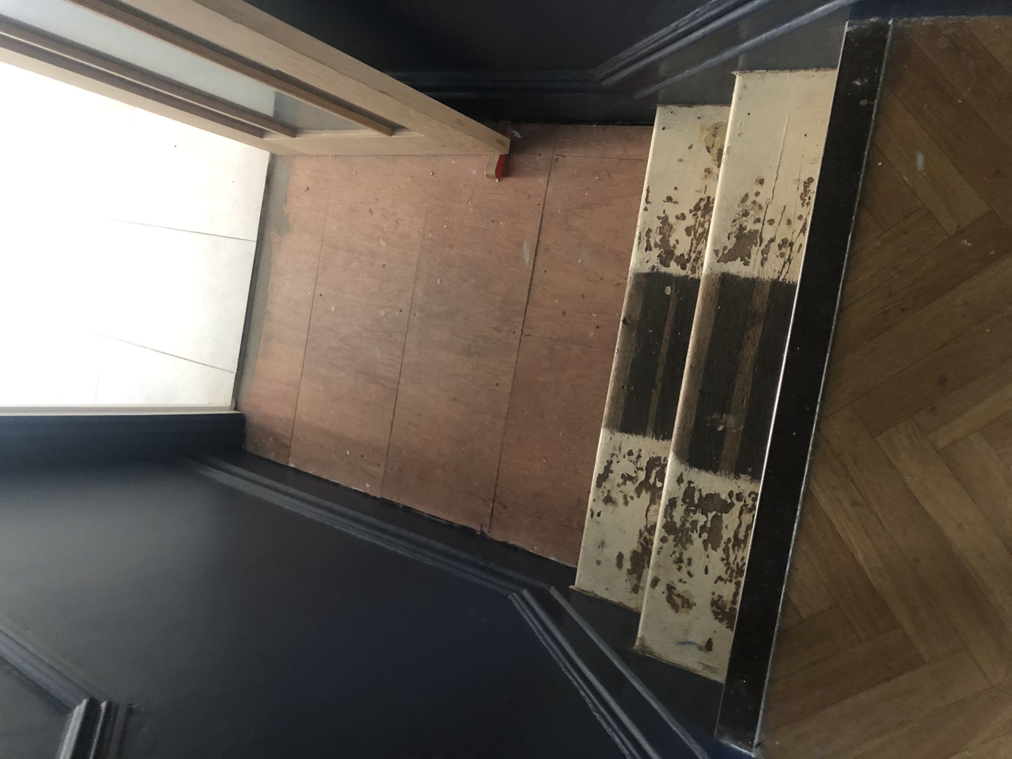 Floor condition before work at E11