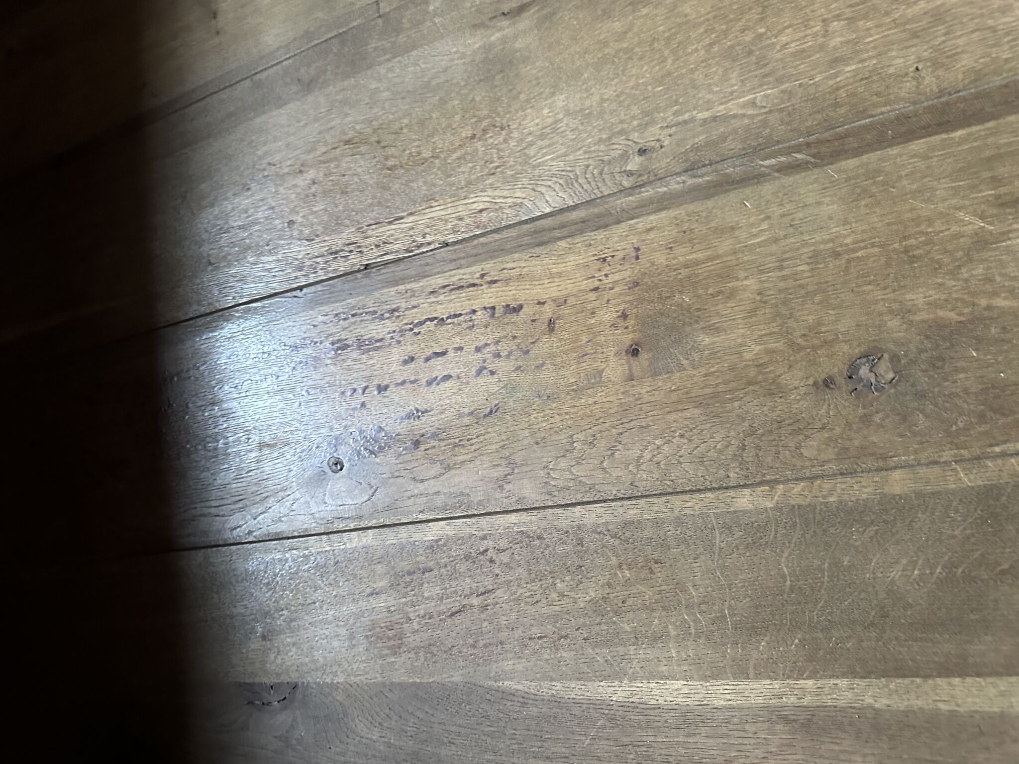 Floor condition before work at E14