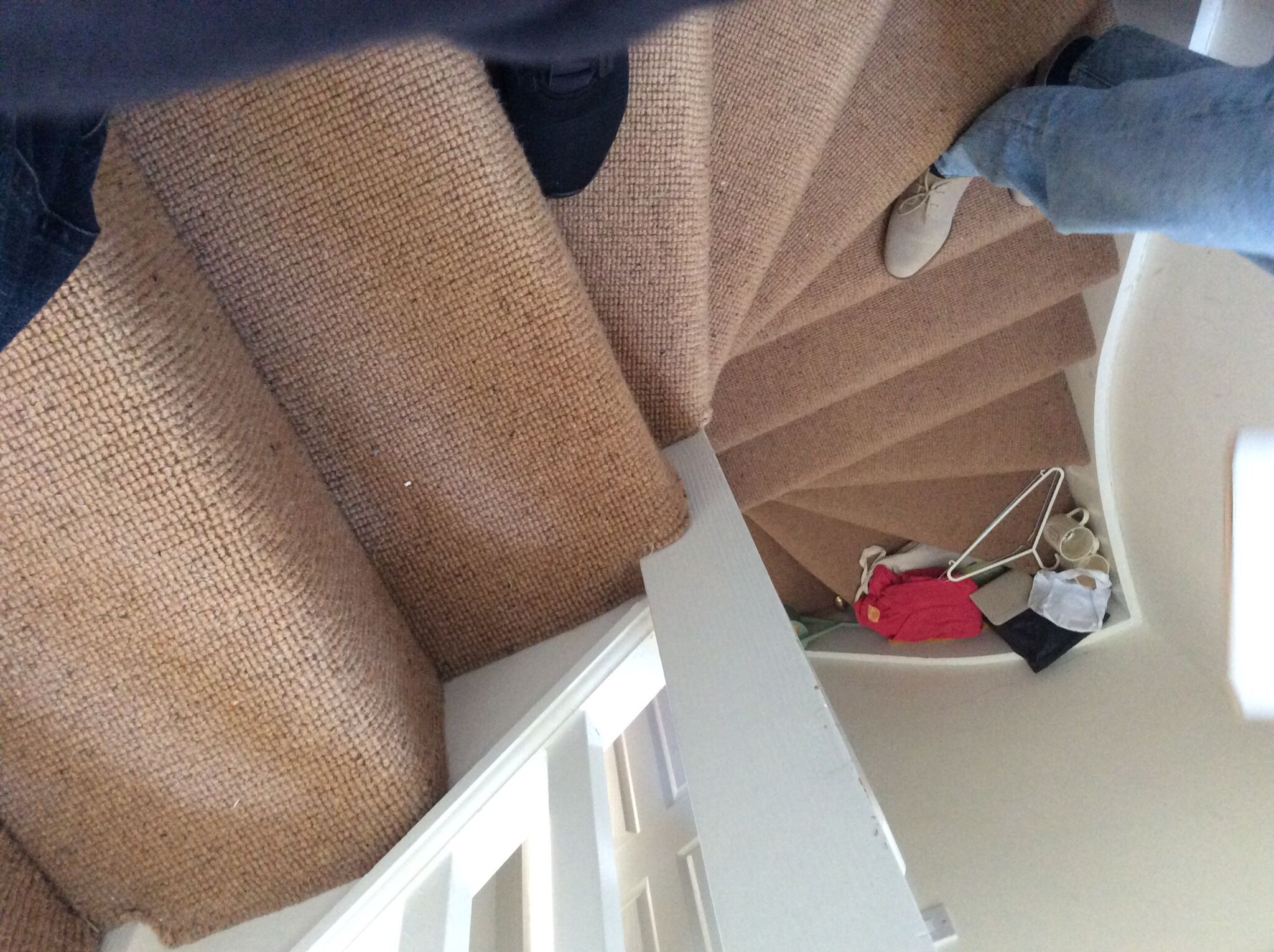 Floor condition before work at E17