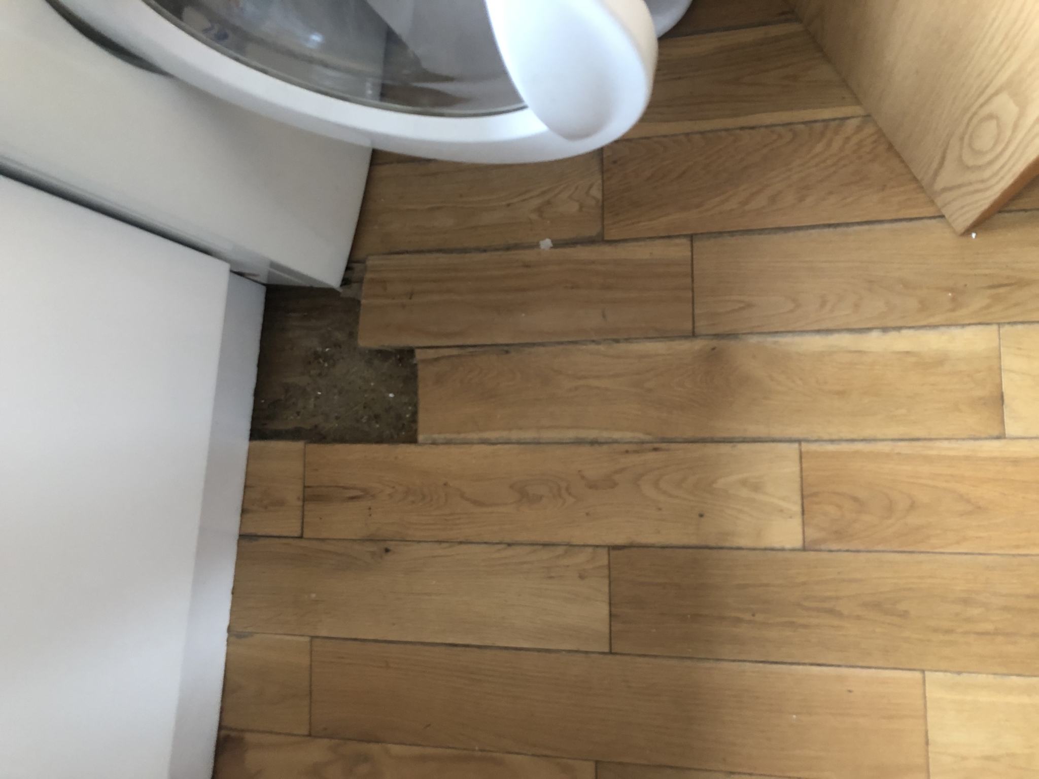 Floor condition before work at E1