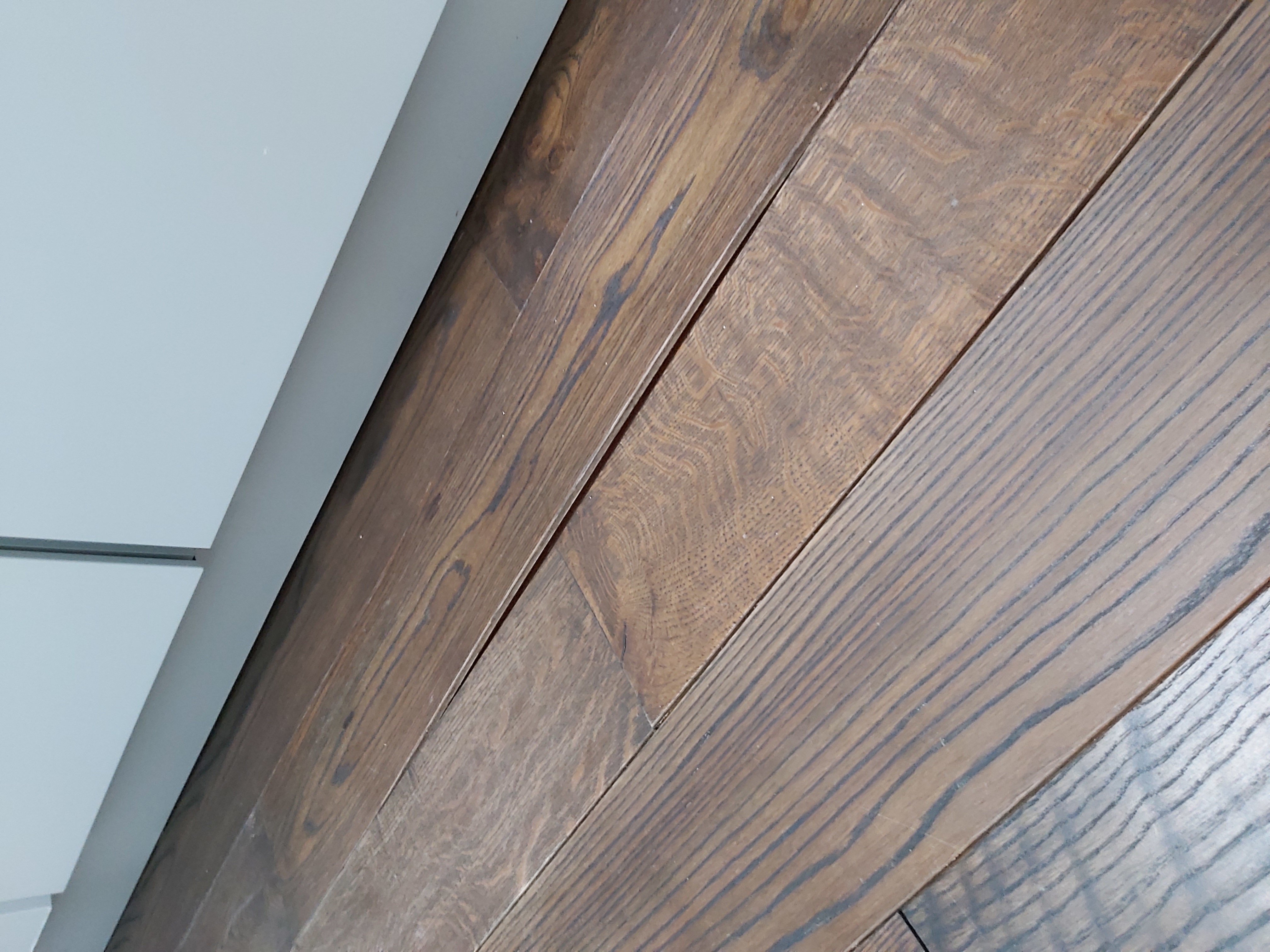 Engineered Wood floor after sanding work in E1