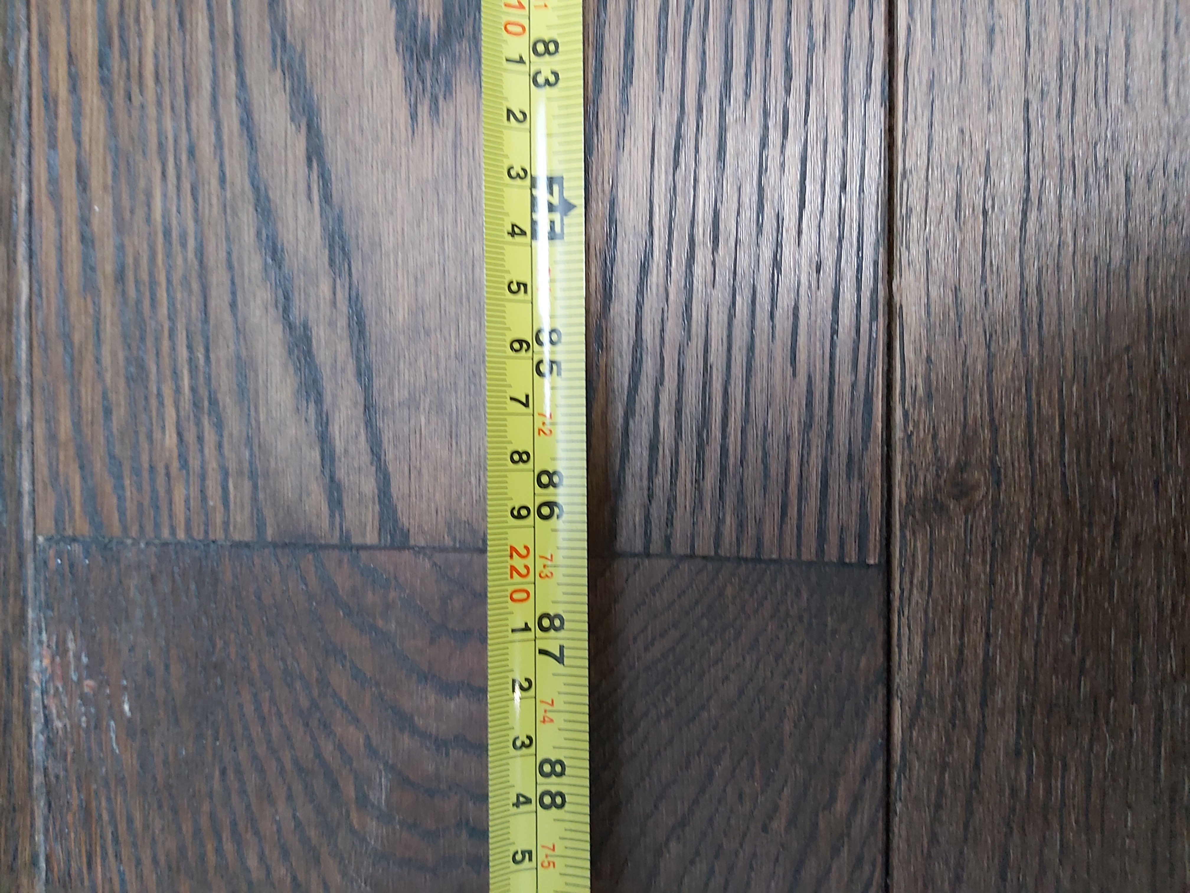 Engineered Wood floor after sanding work in E1