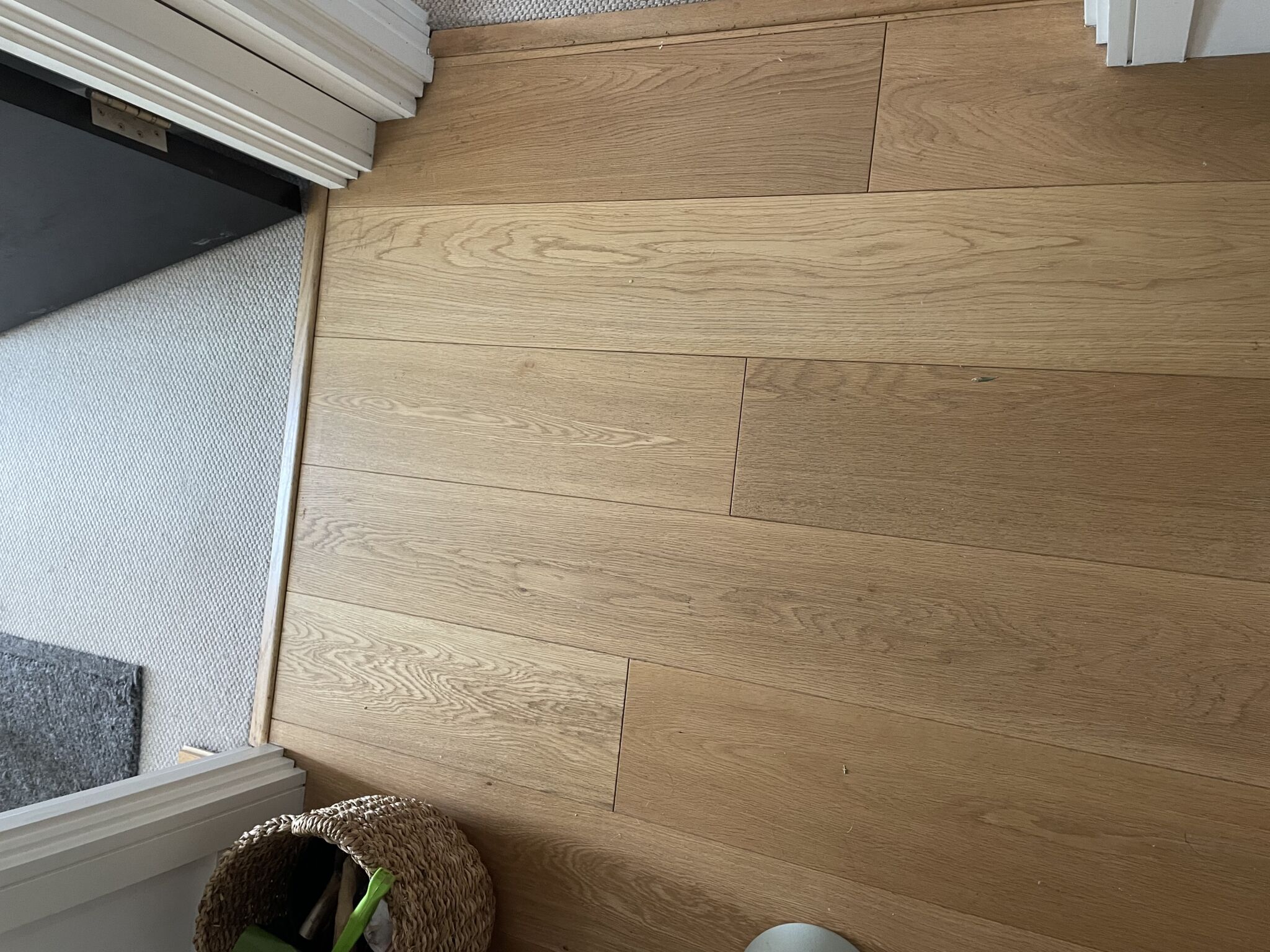 Floor condition before work at E1W