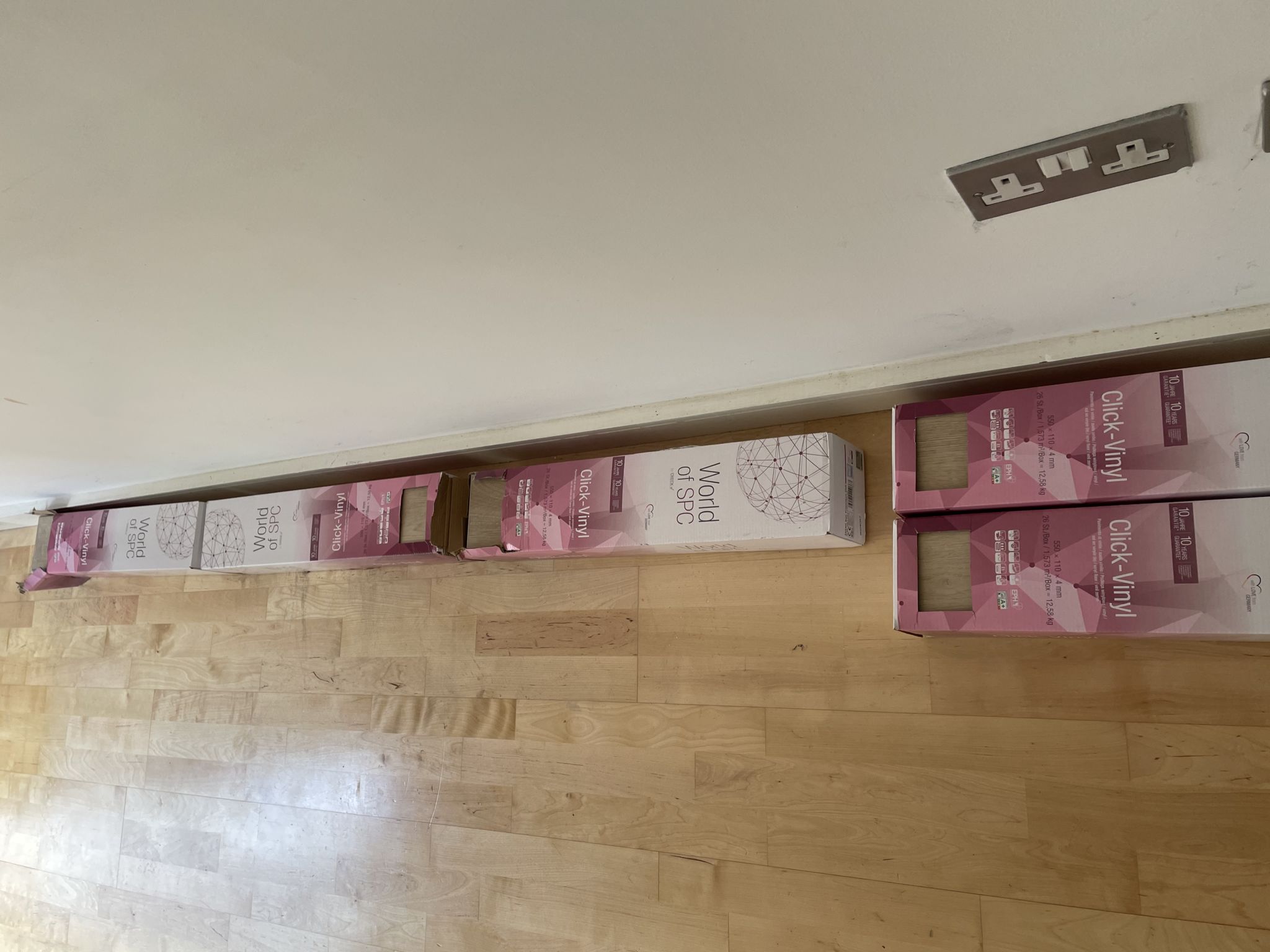 Floor condition before work at E3