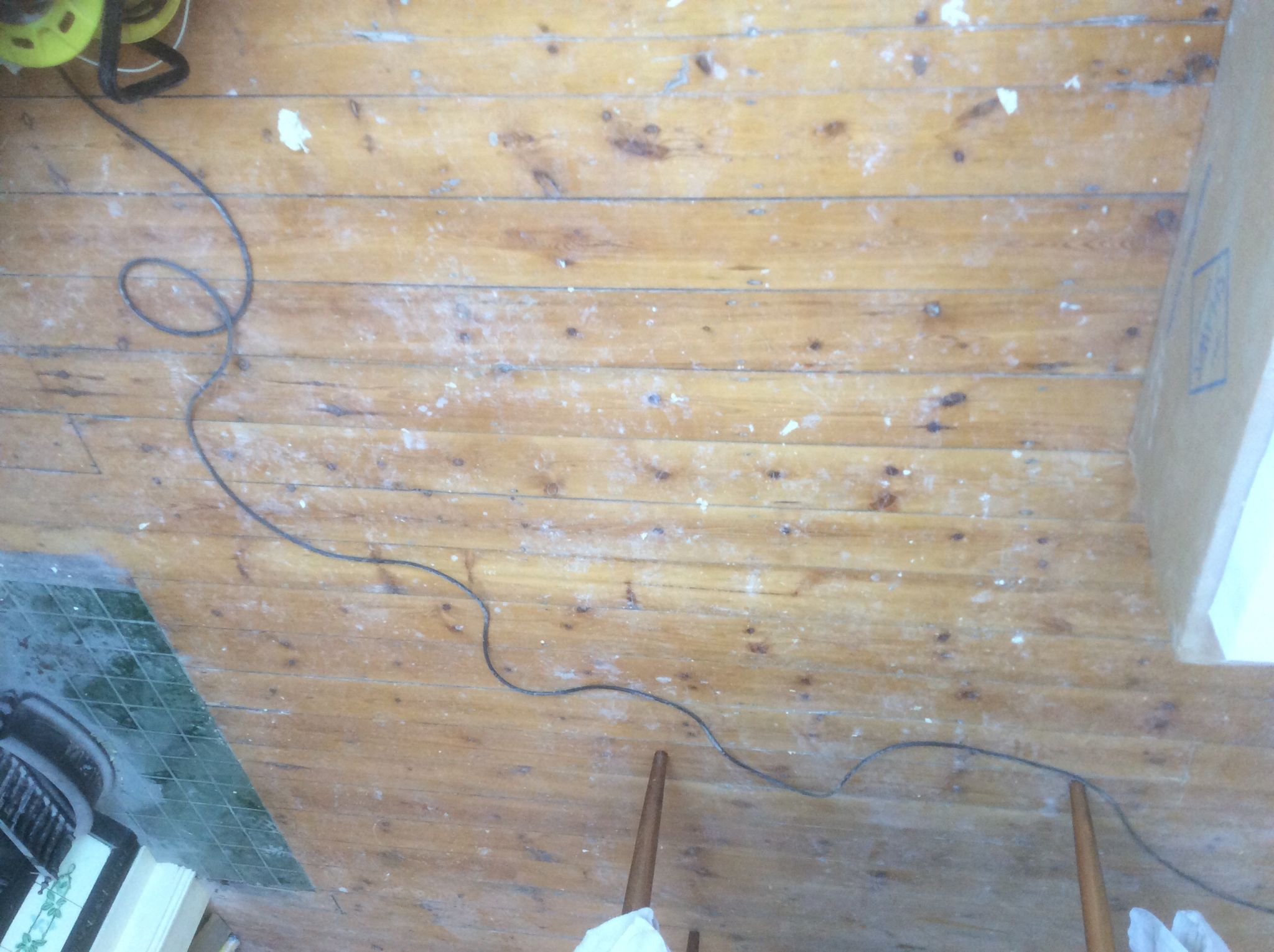 Floor condition before work at E4