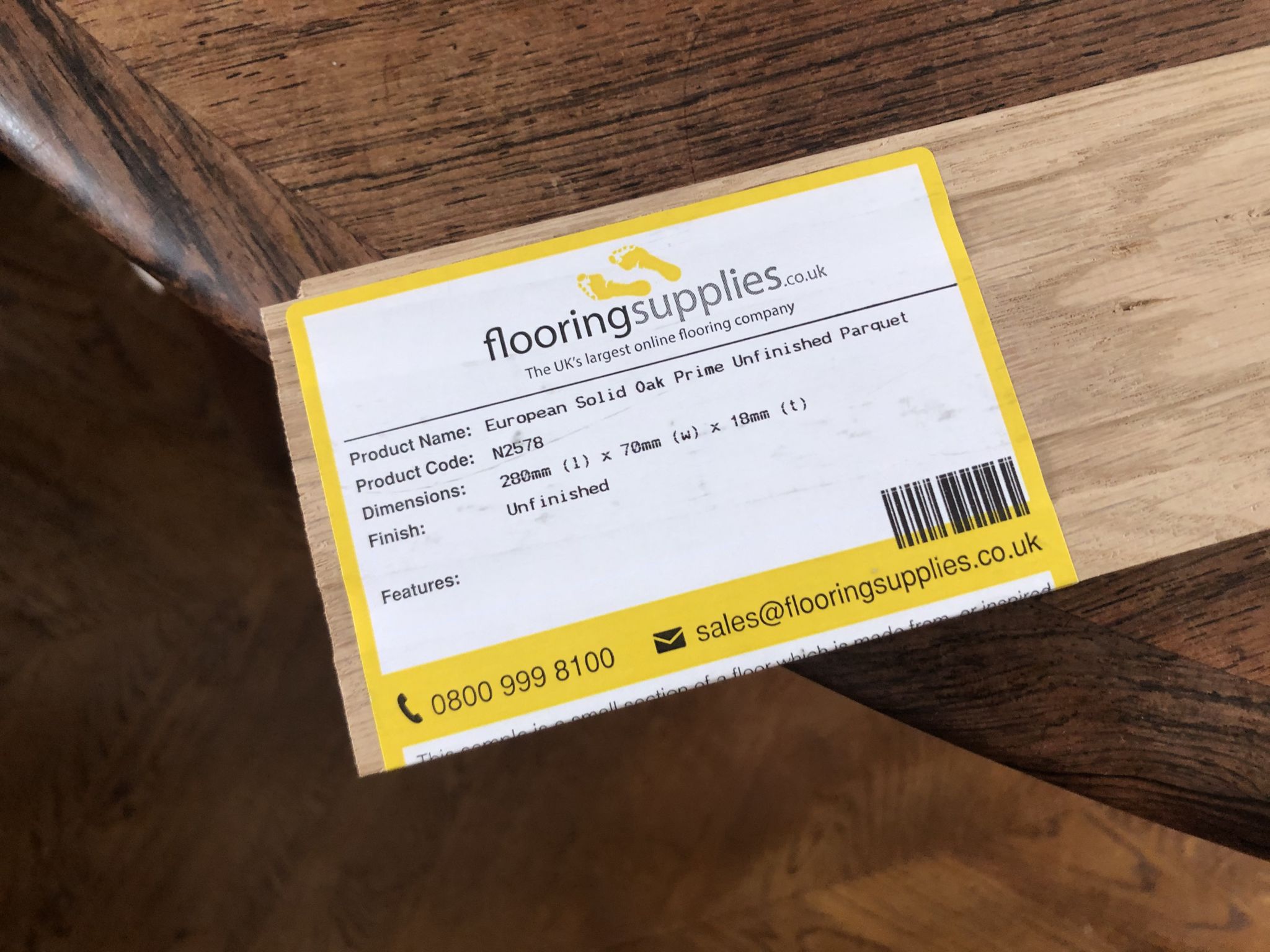 Floor condition before work at E5