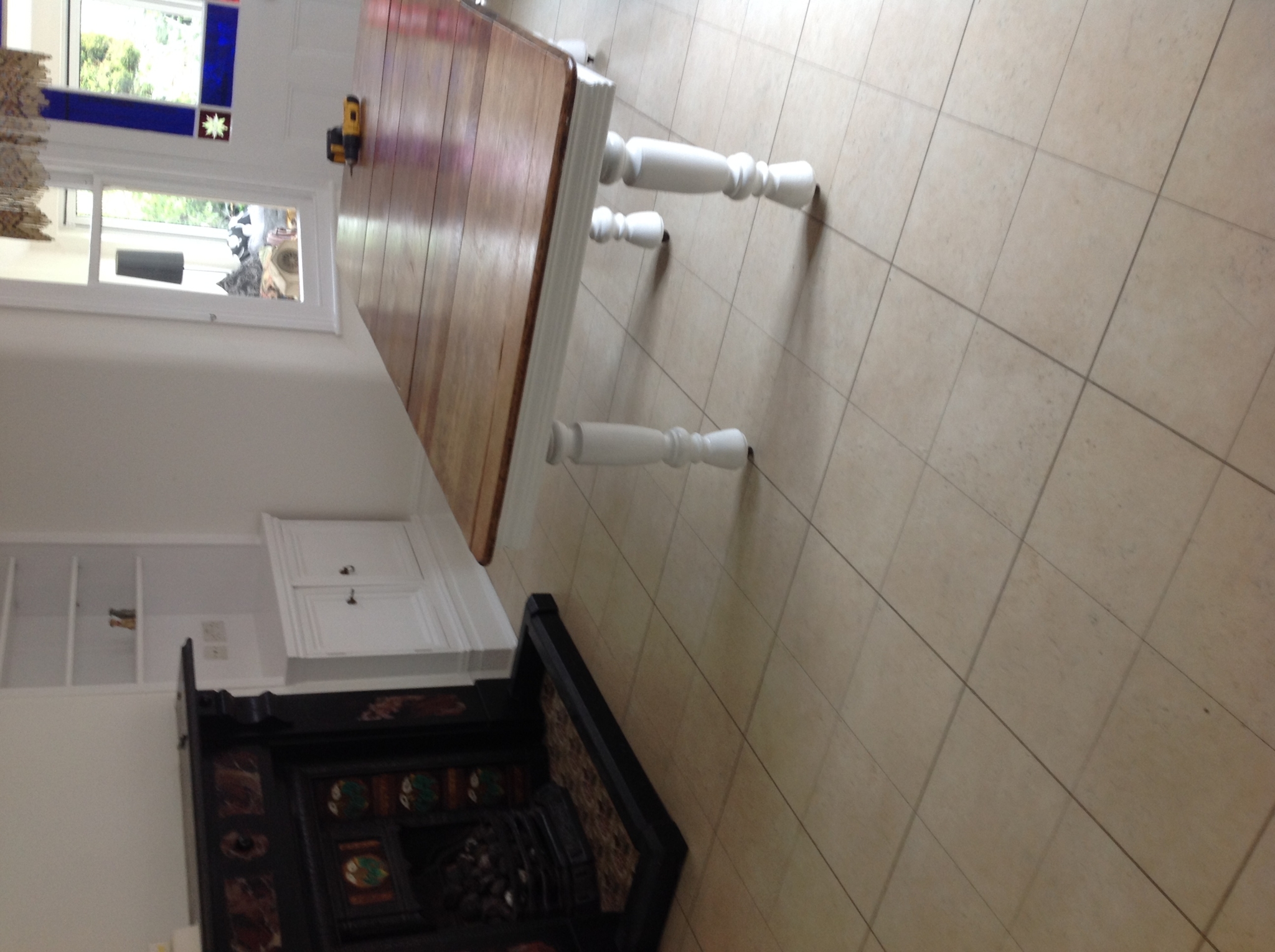 Floor condition before work at E7