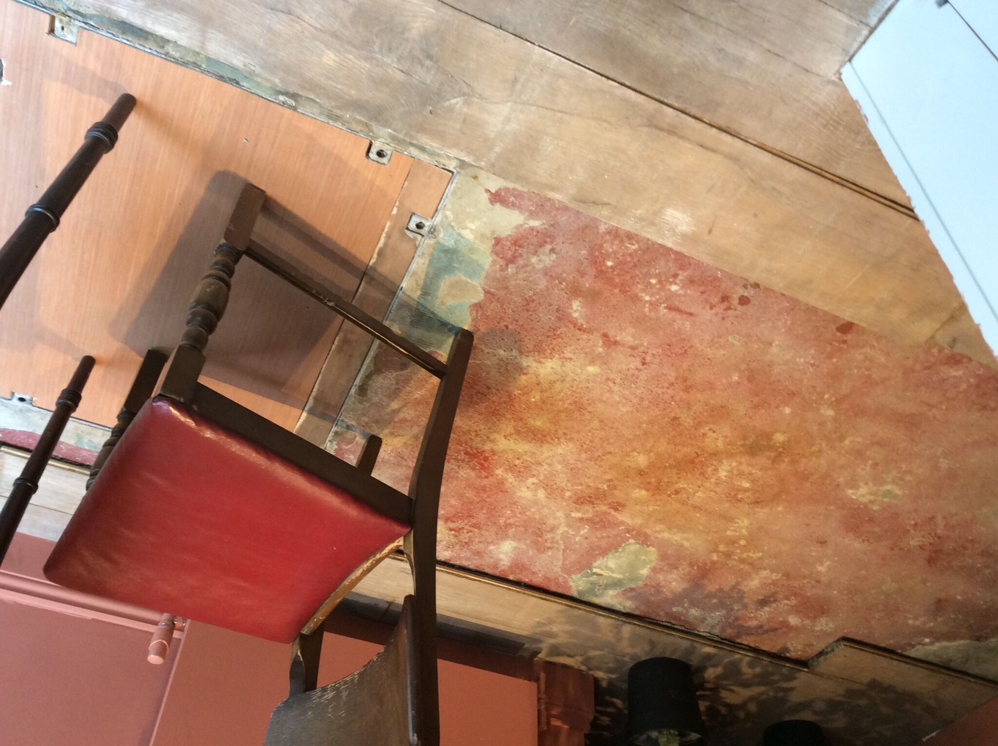 Floor condition before work at E8