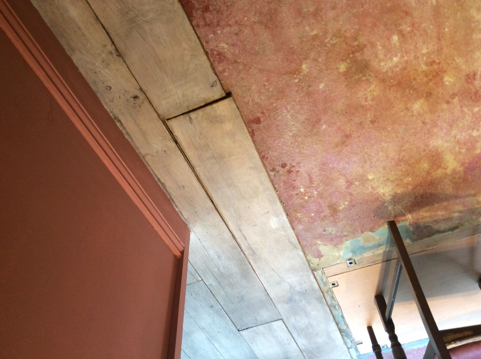 Floor condition before work at E8