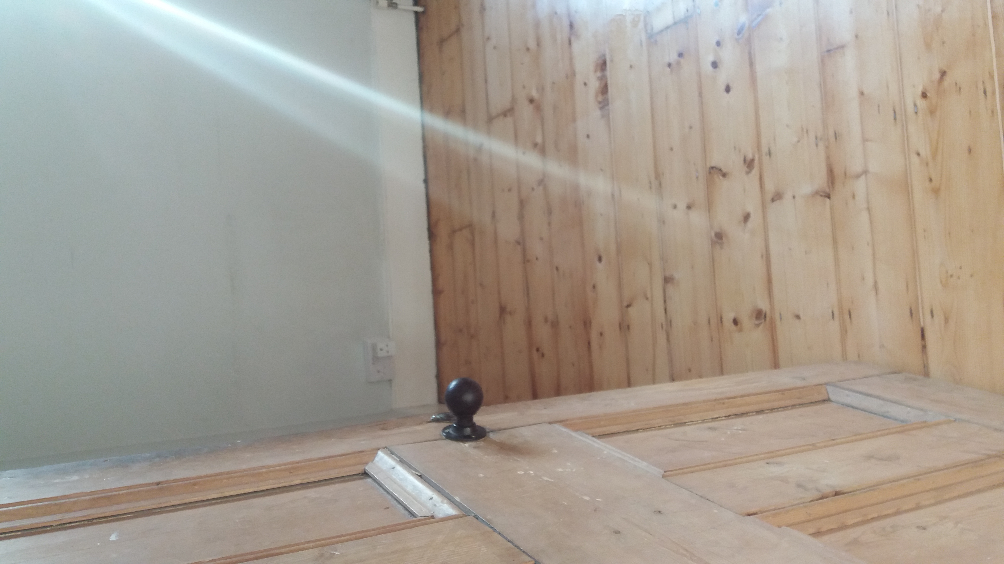 Wood Floor floor after sanding work in E9