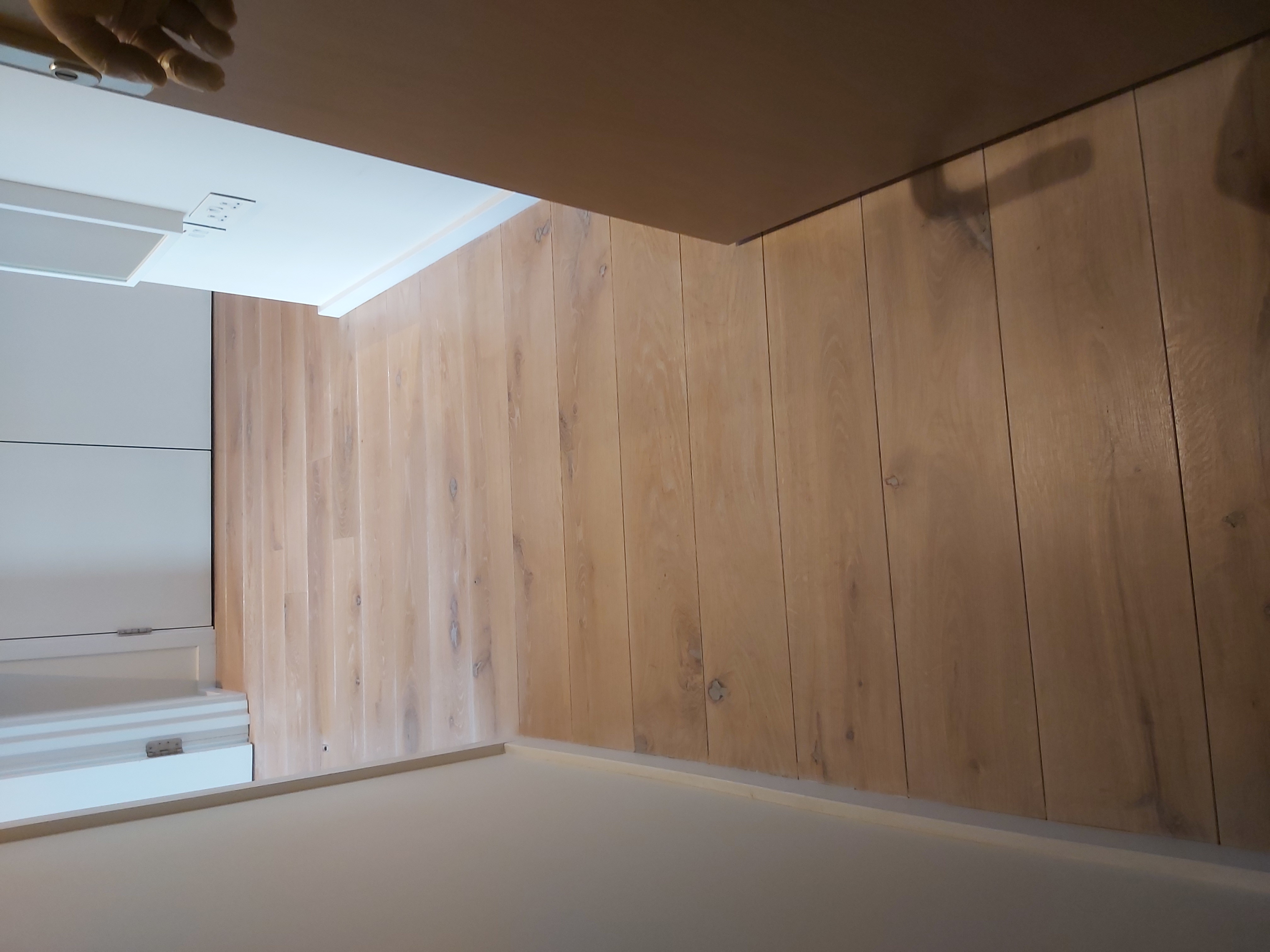 Engineered Wood floor after sanding work in EC1R