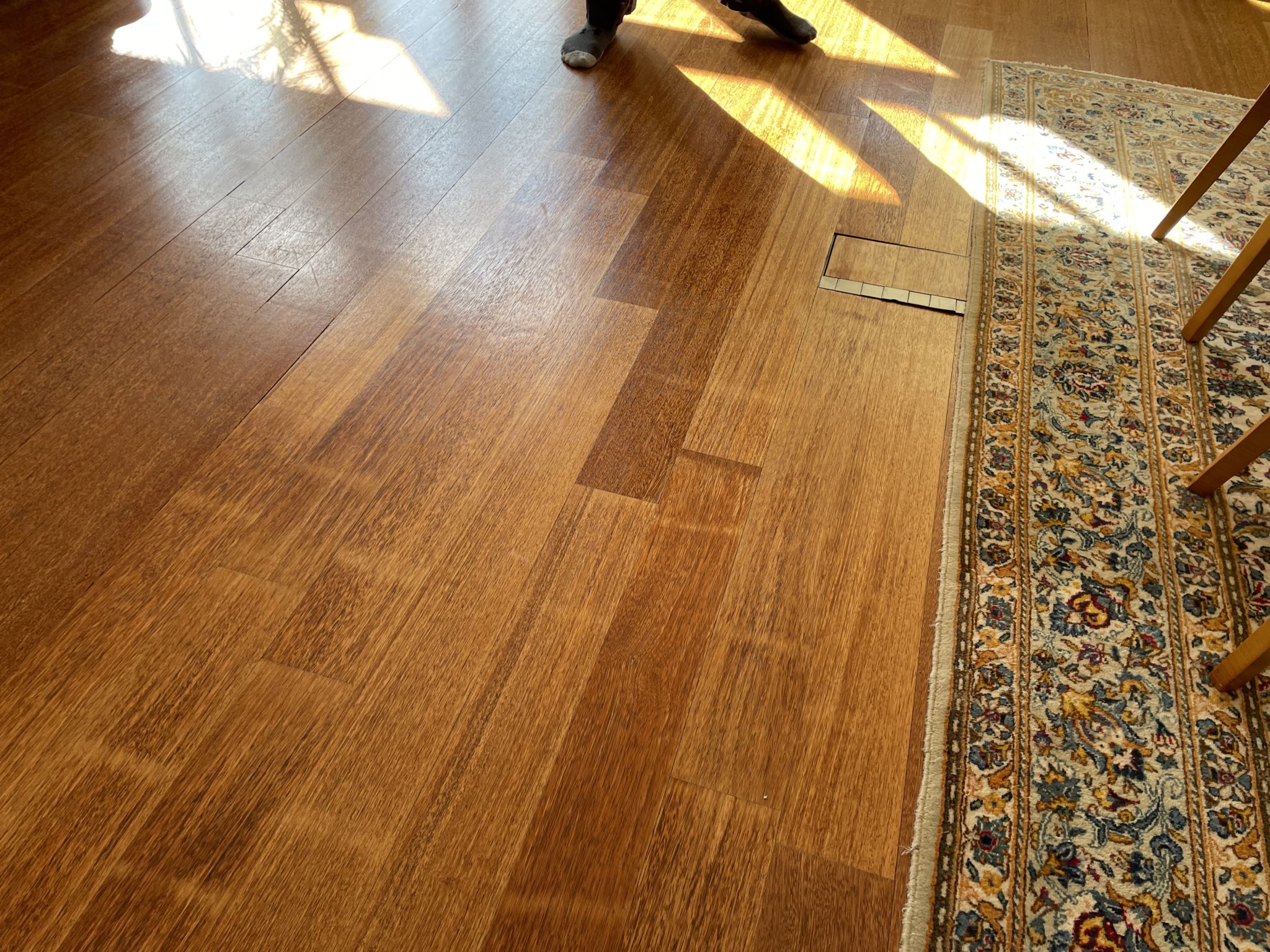 Floor condition before work at EC1V