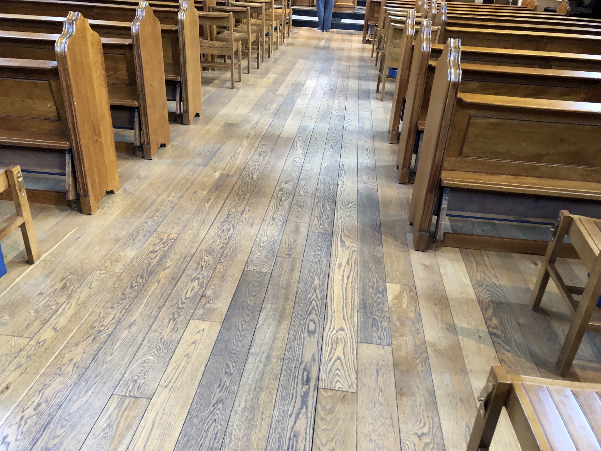 Floor condition before work at HA1