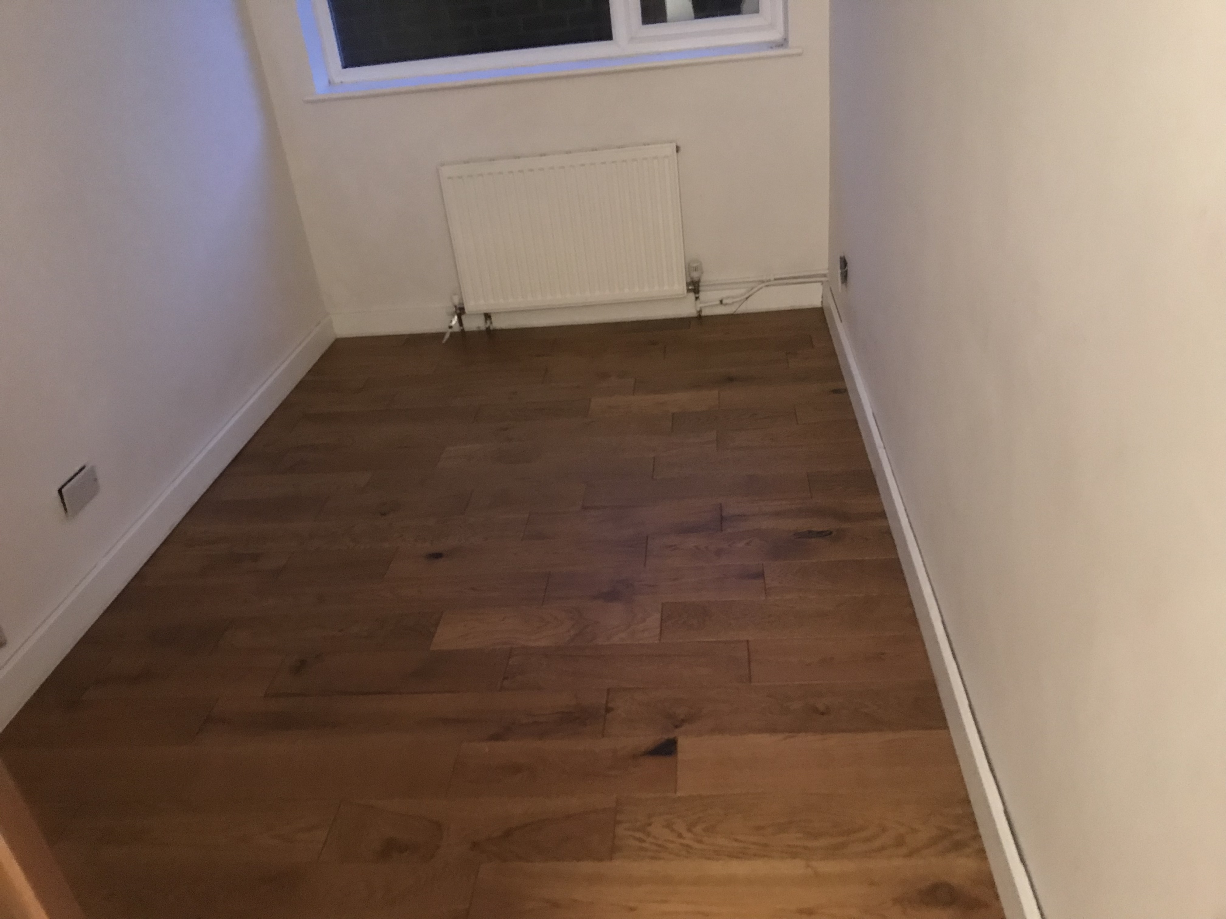Engineered Wood floor after sanding work in HA1