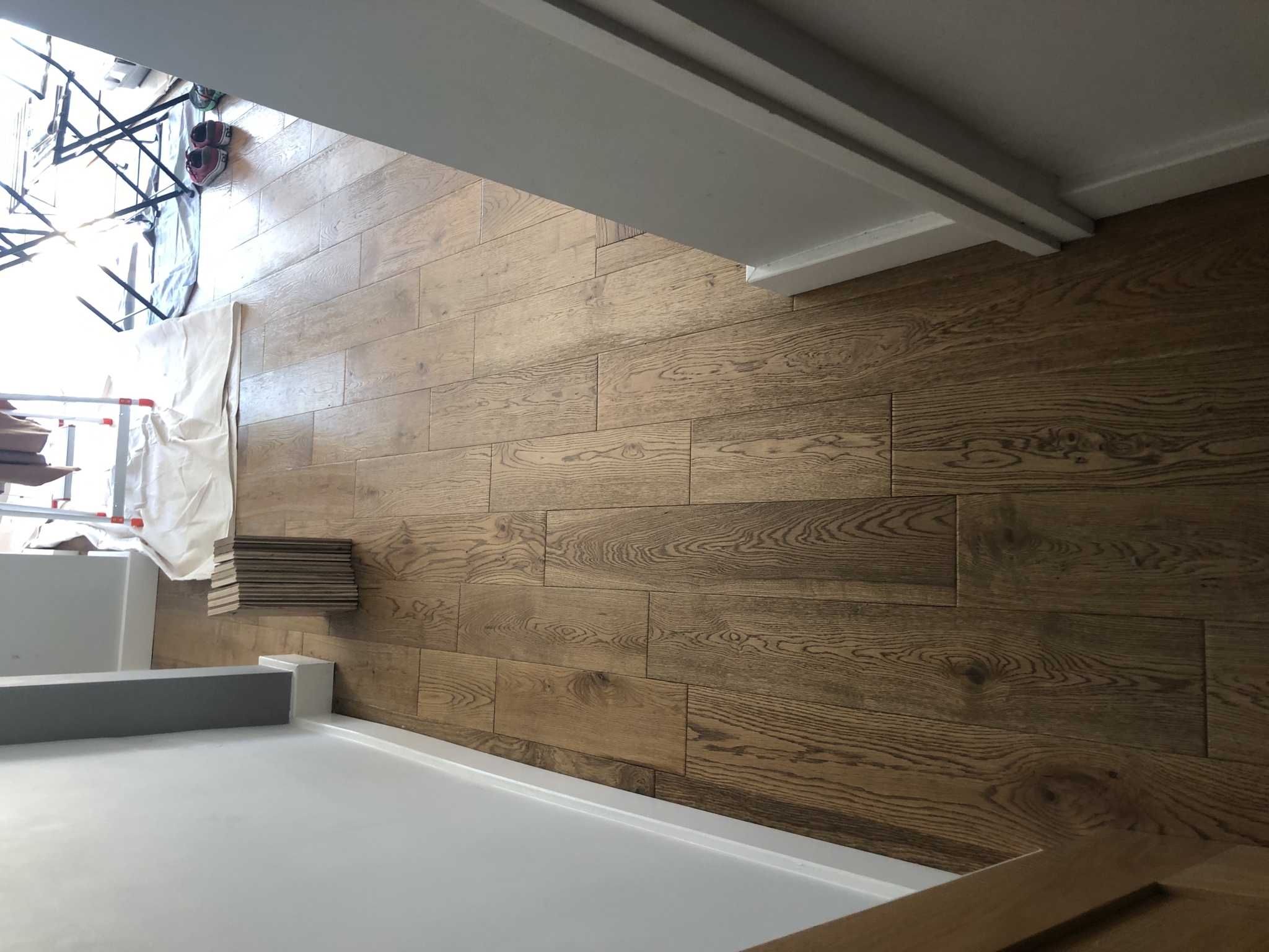 Floor condition before work at HA1