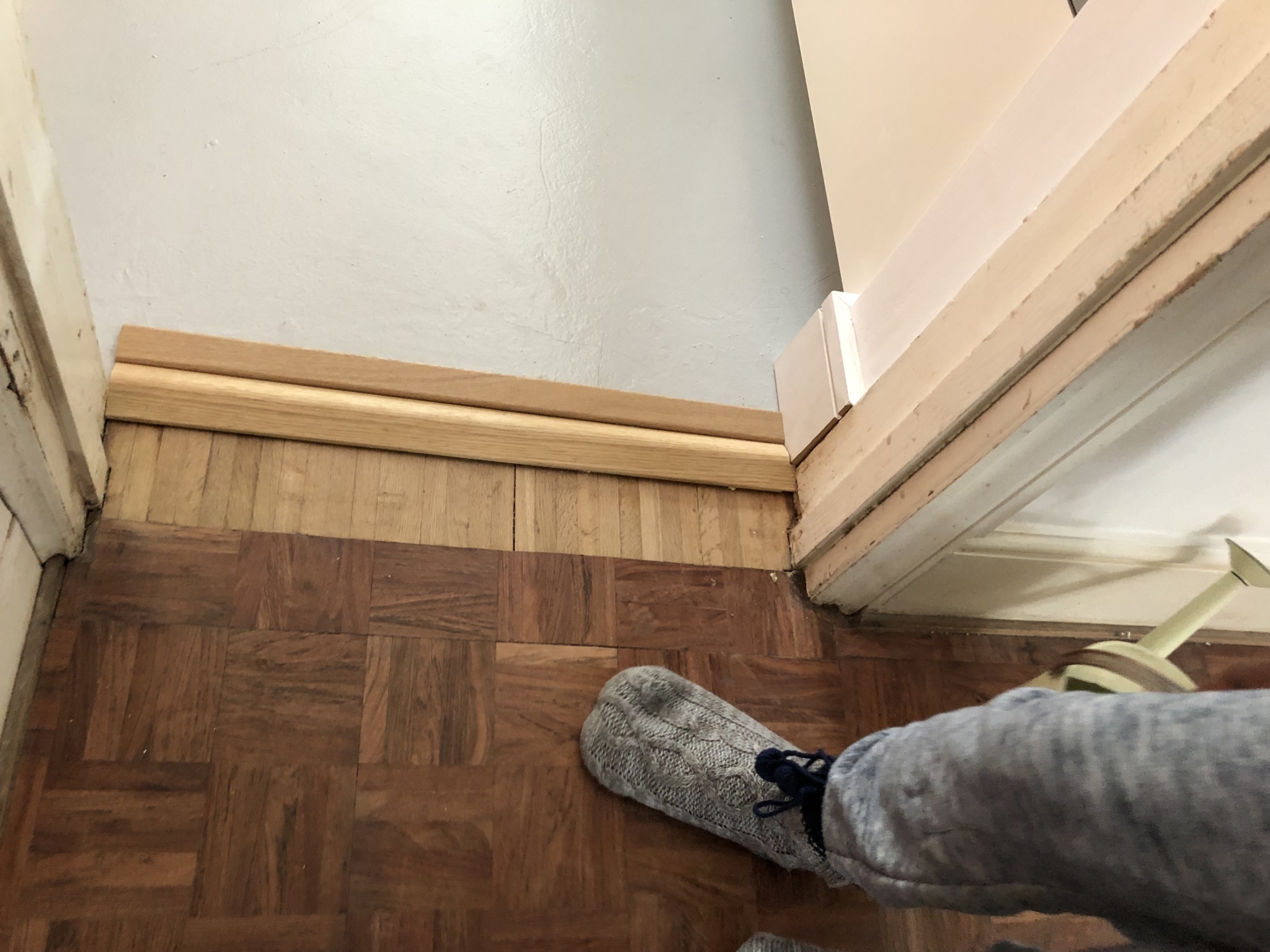 Floor condition before work at HA3