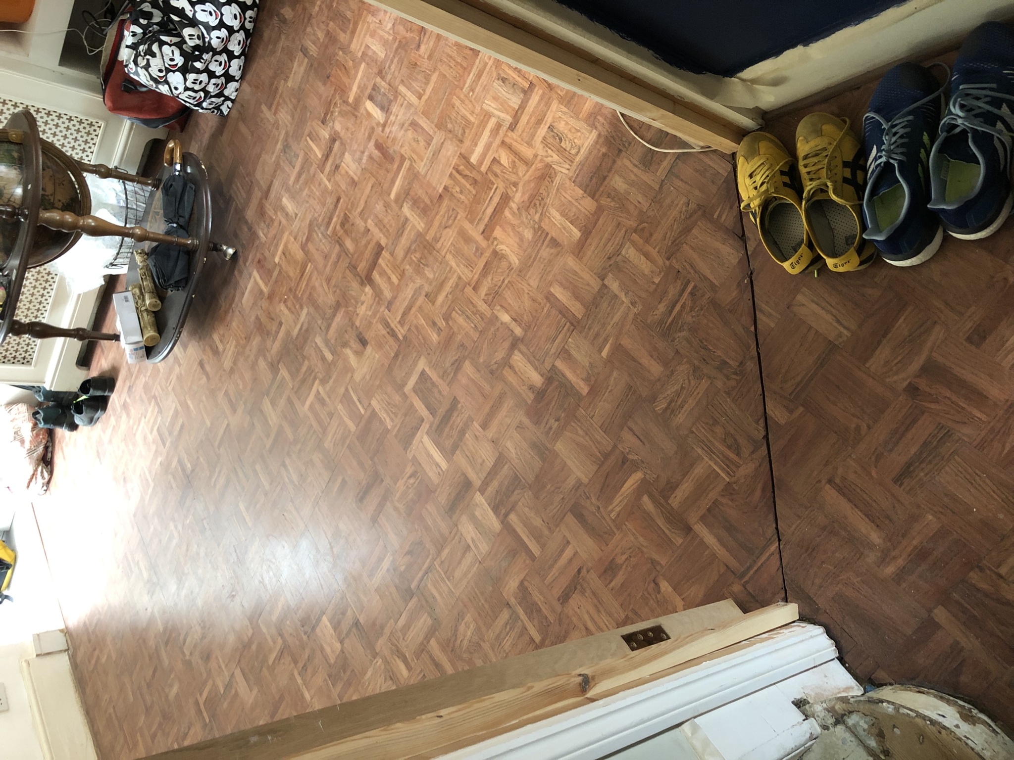 Floor condition before work at HA3