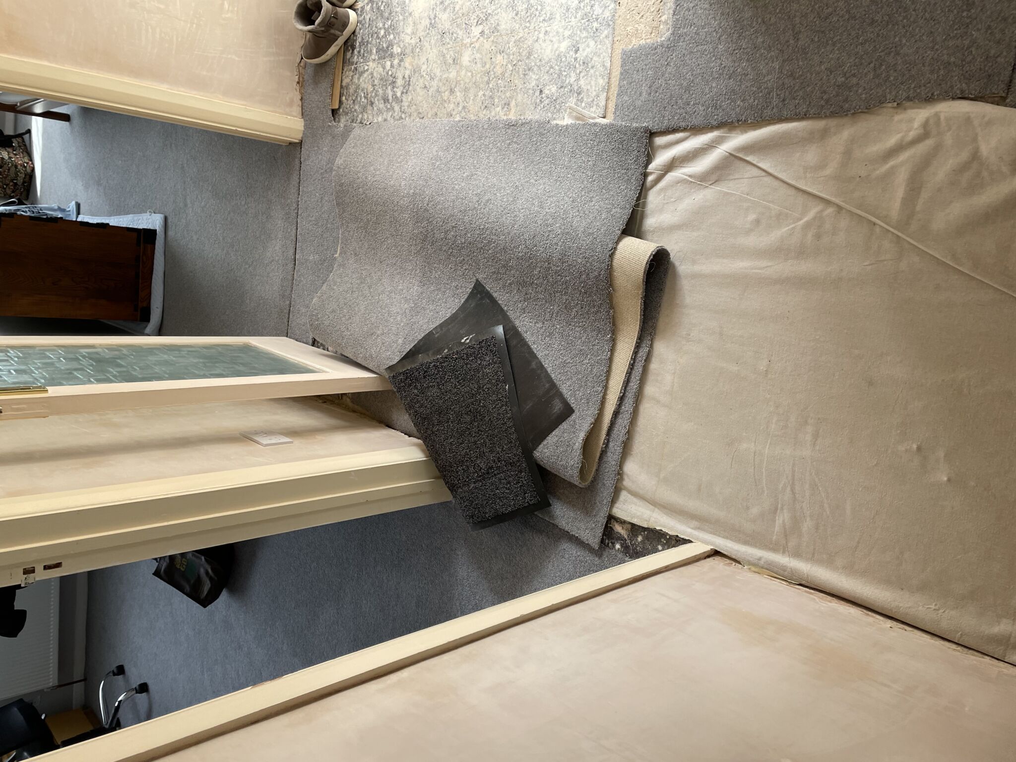 Floor condition before work at HA7