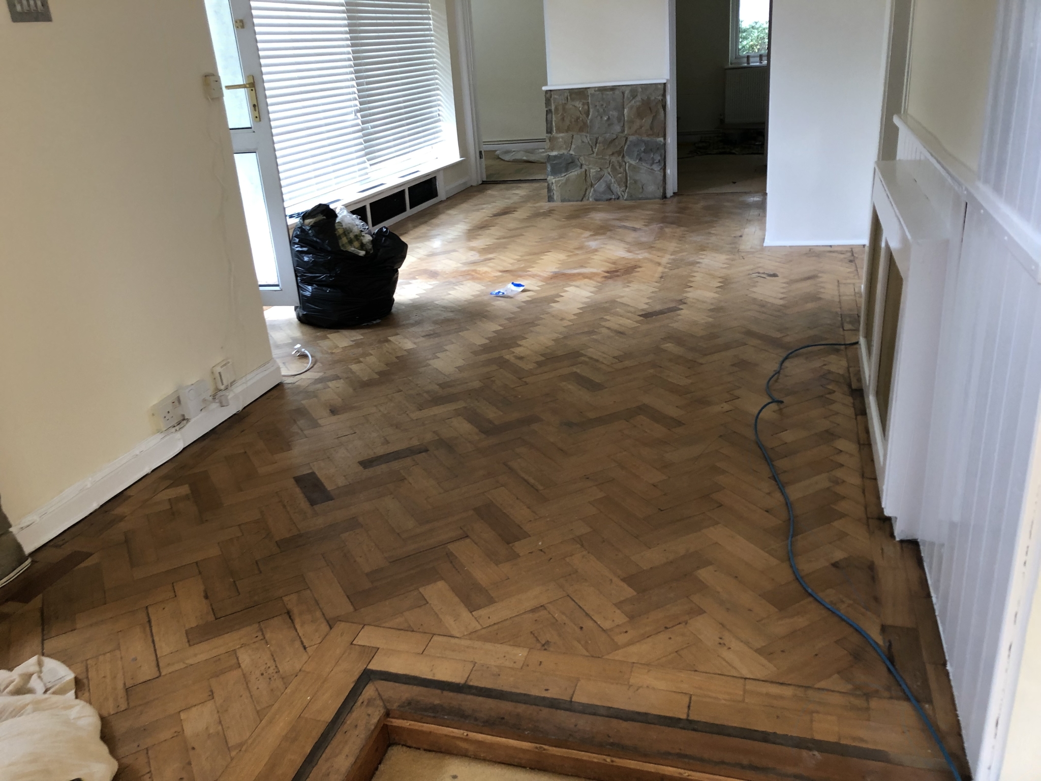 Floor condition before work at HA7