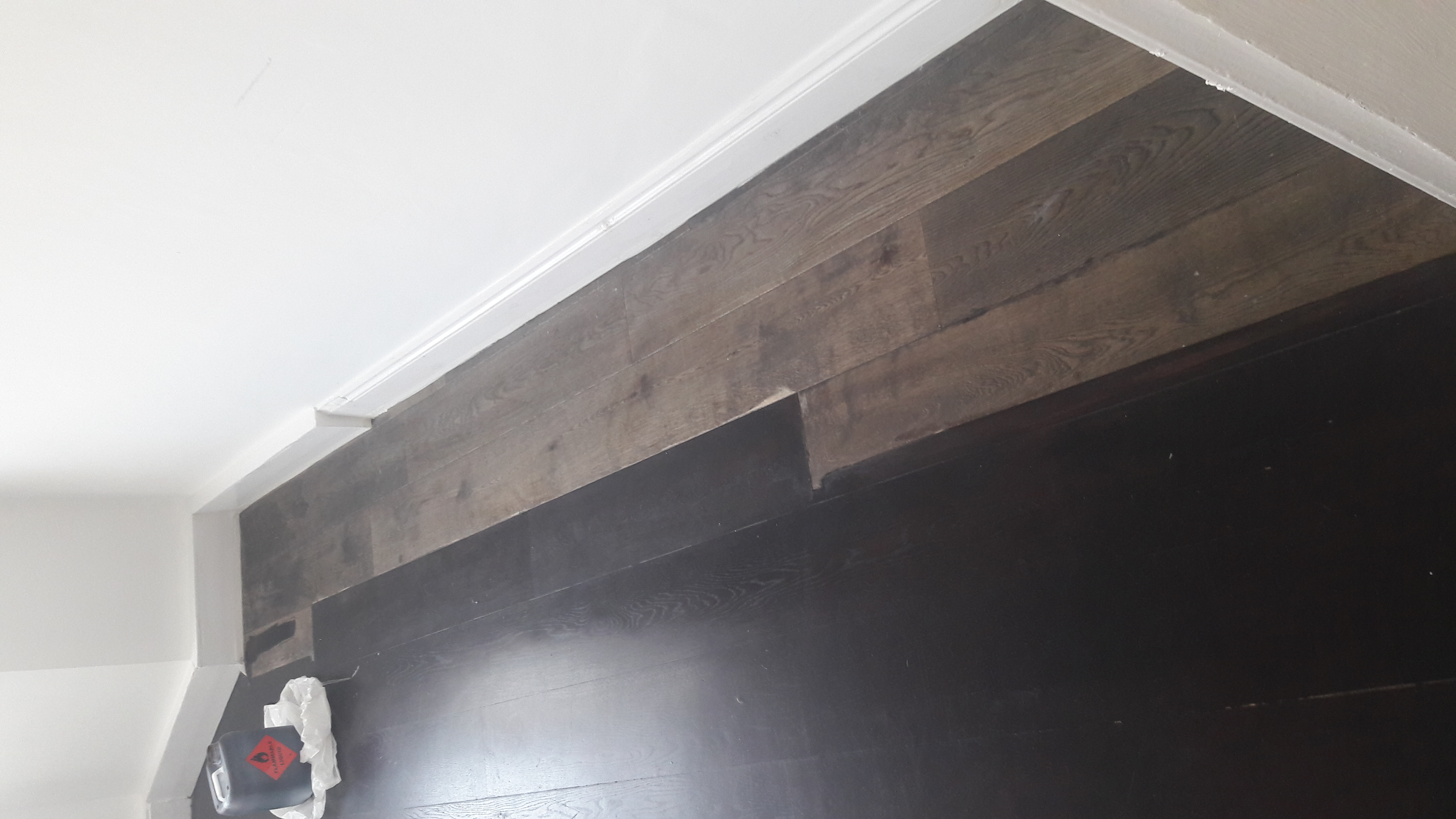 Wood Floor floor after sanding work in HA8