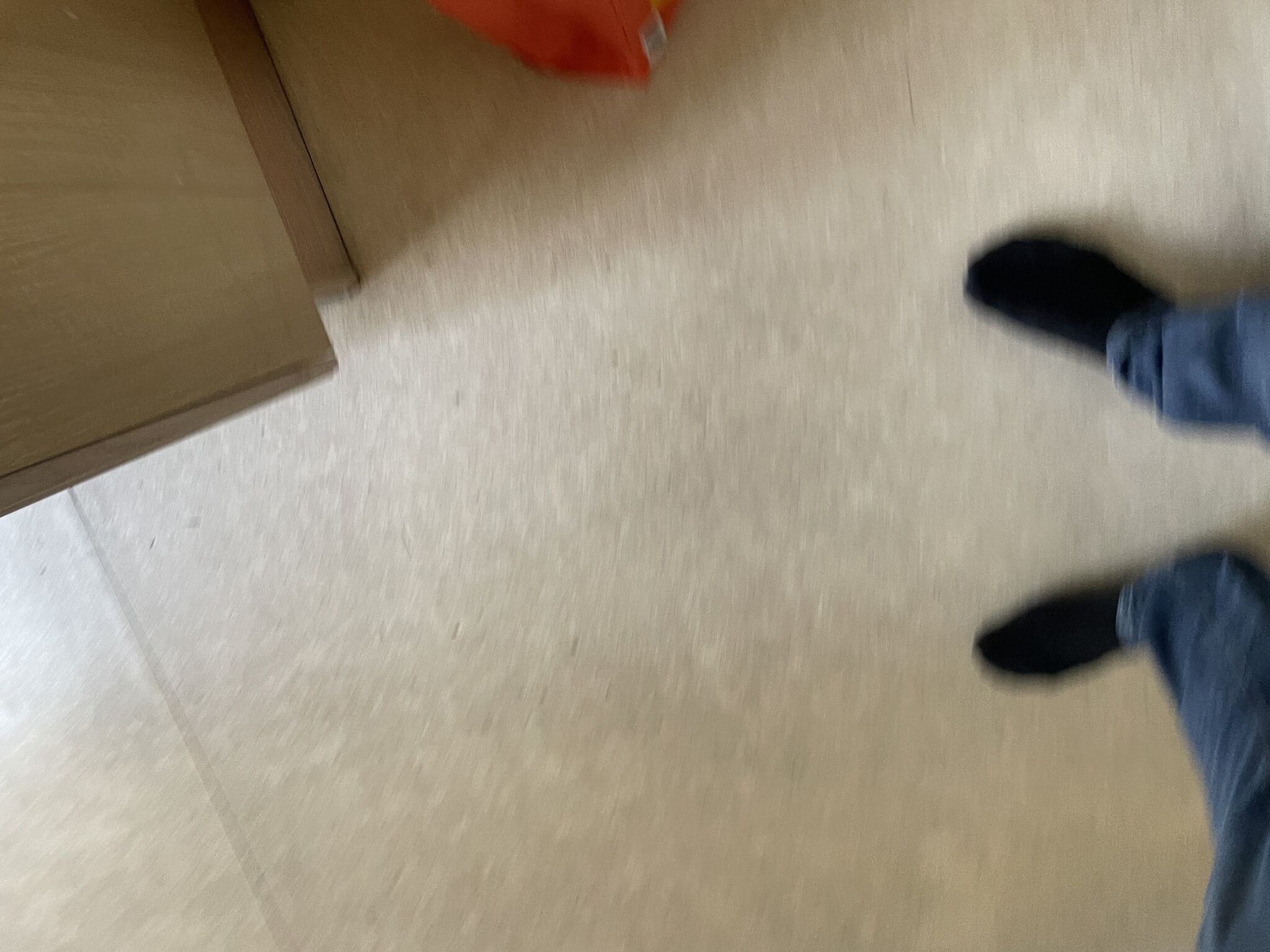 Floor condition before work at HA8