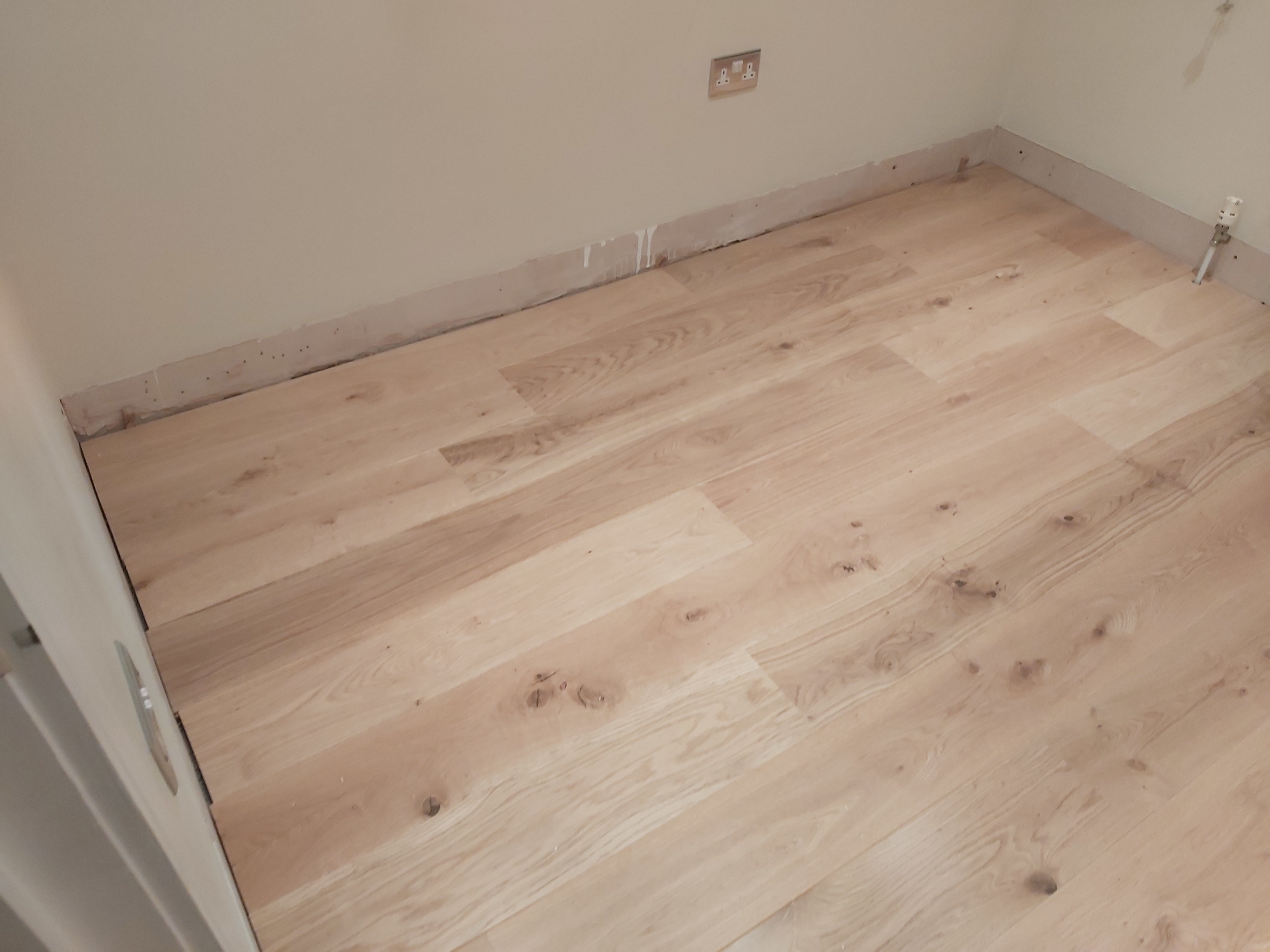 Wood Floor floor after sanding work in IG9