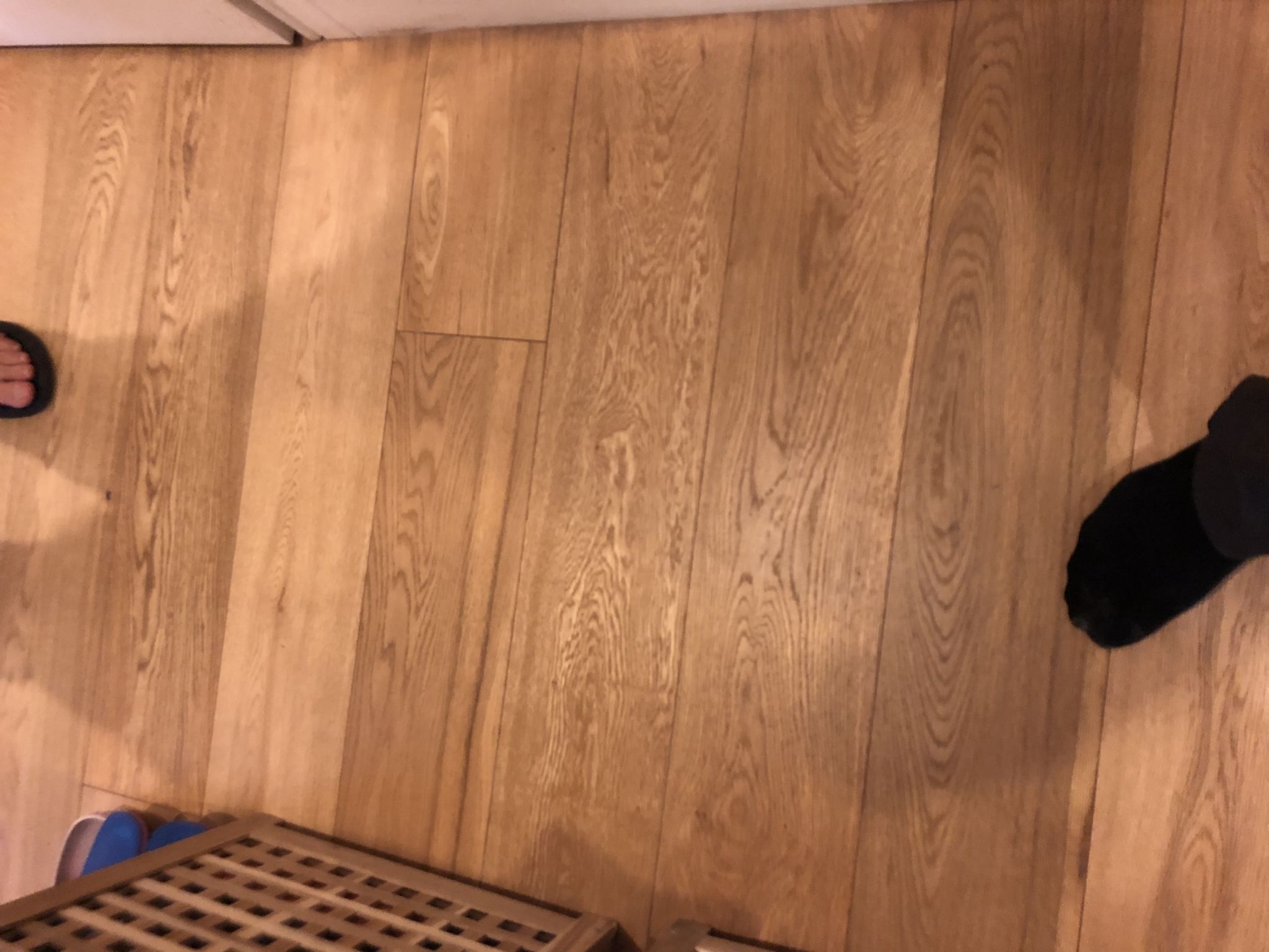 Floor condition before work at IG9