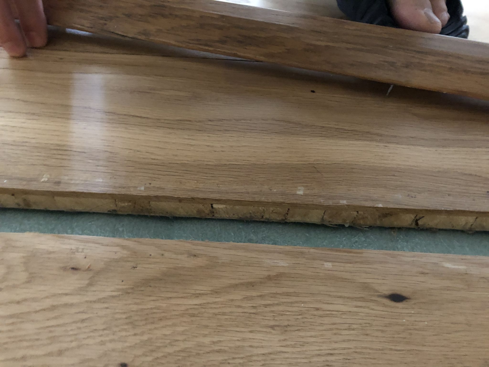 Floor condition before work at IG9