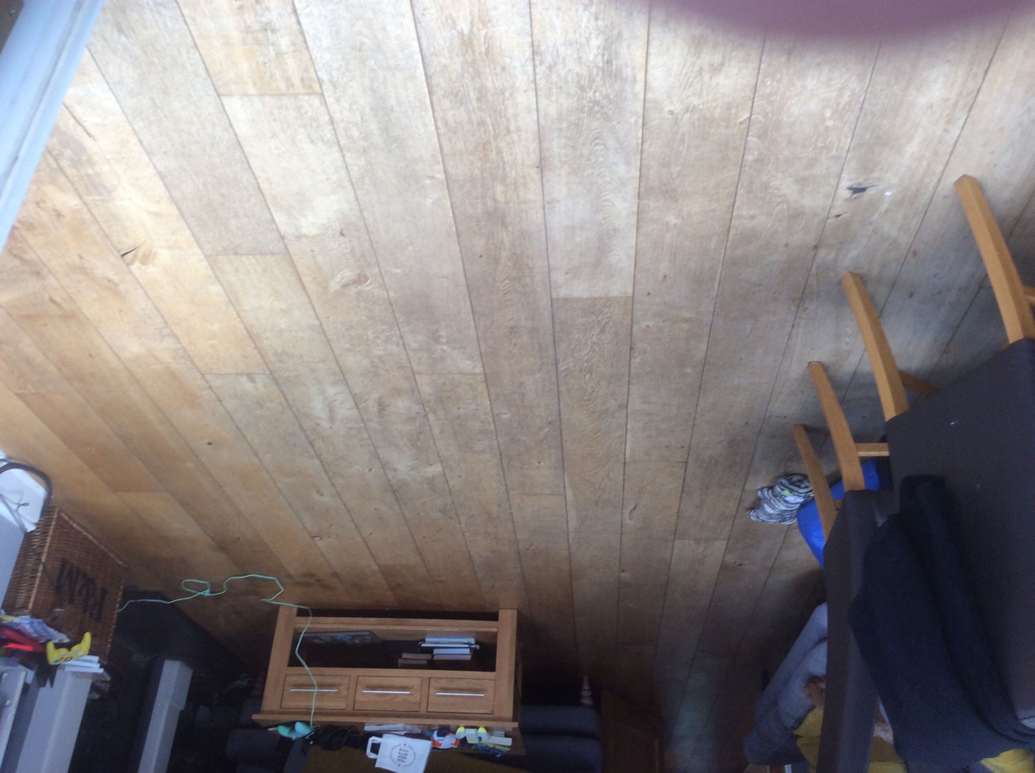 Floor condition before work at KT2