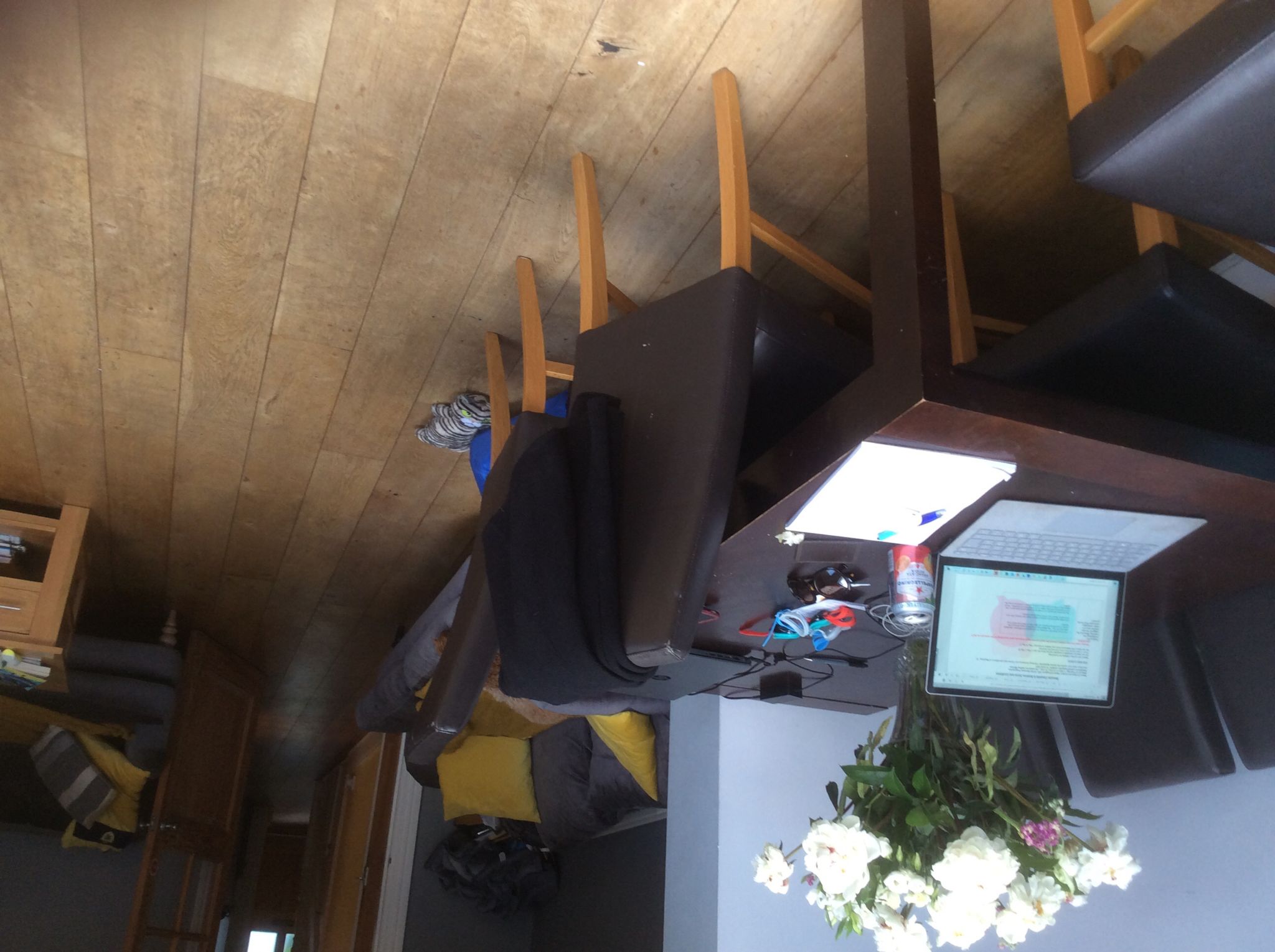 Floor condition before work at KT2