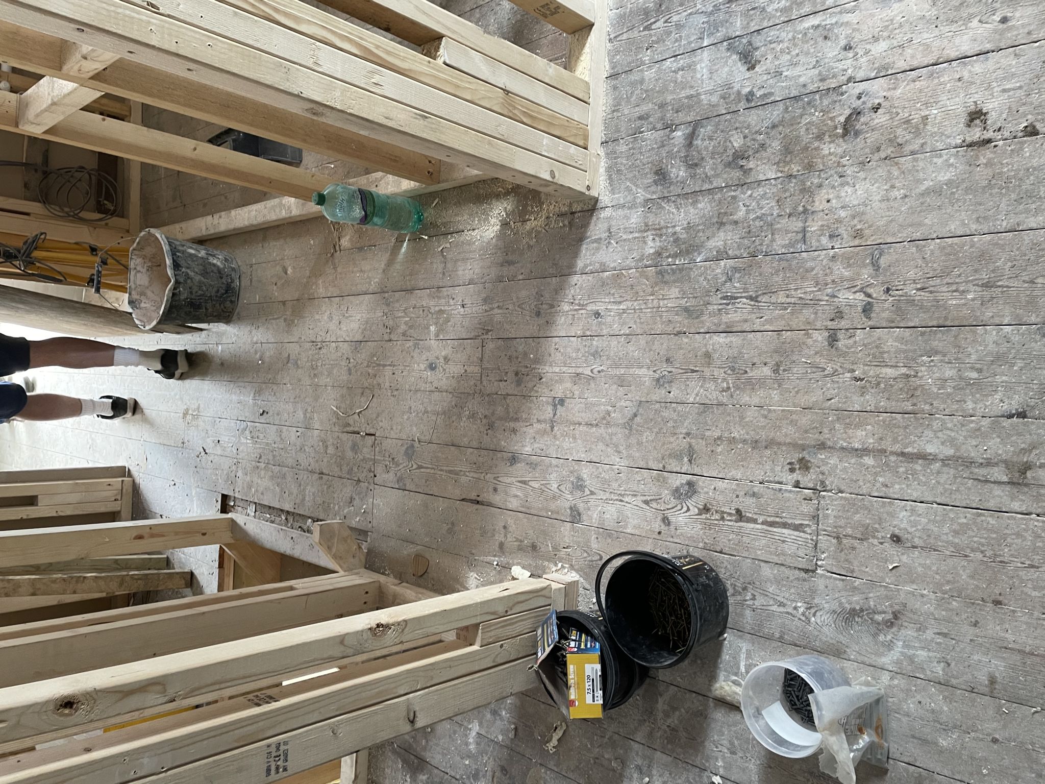 Floor condition before work at KT6