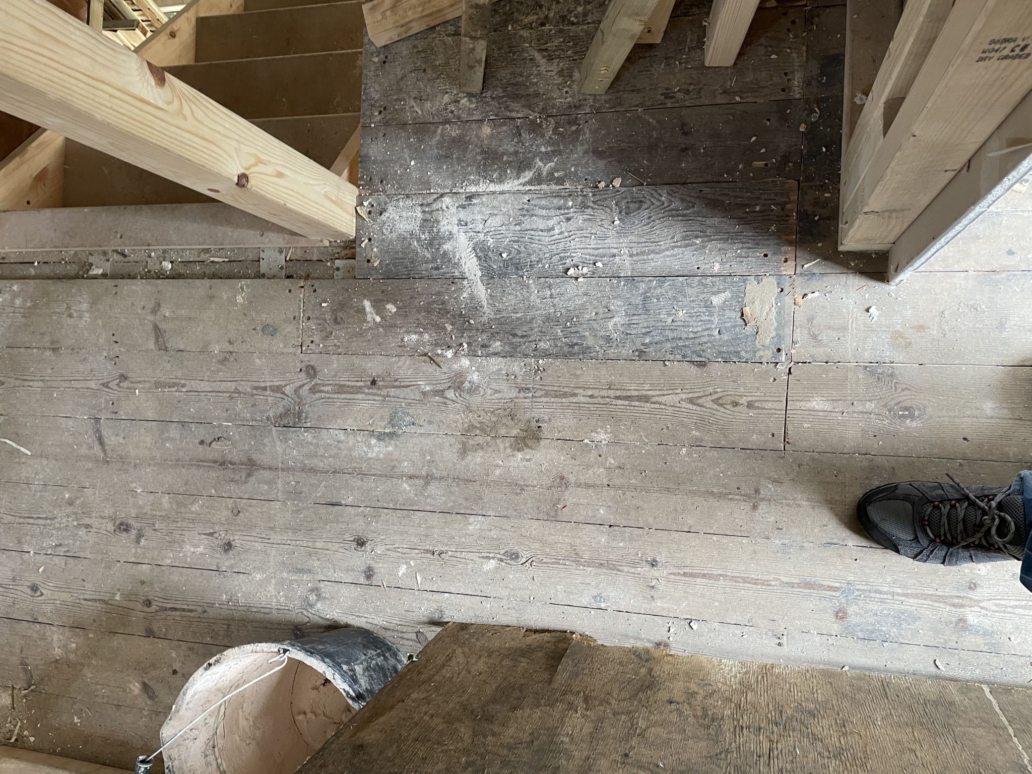 Floor condition before work at KT6